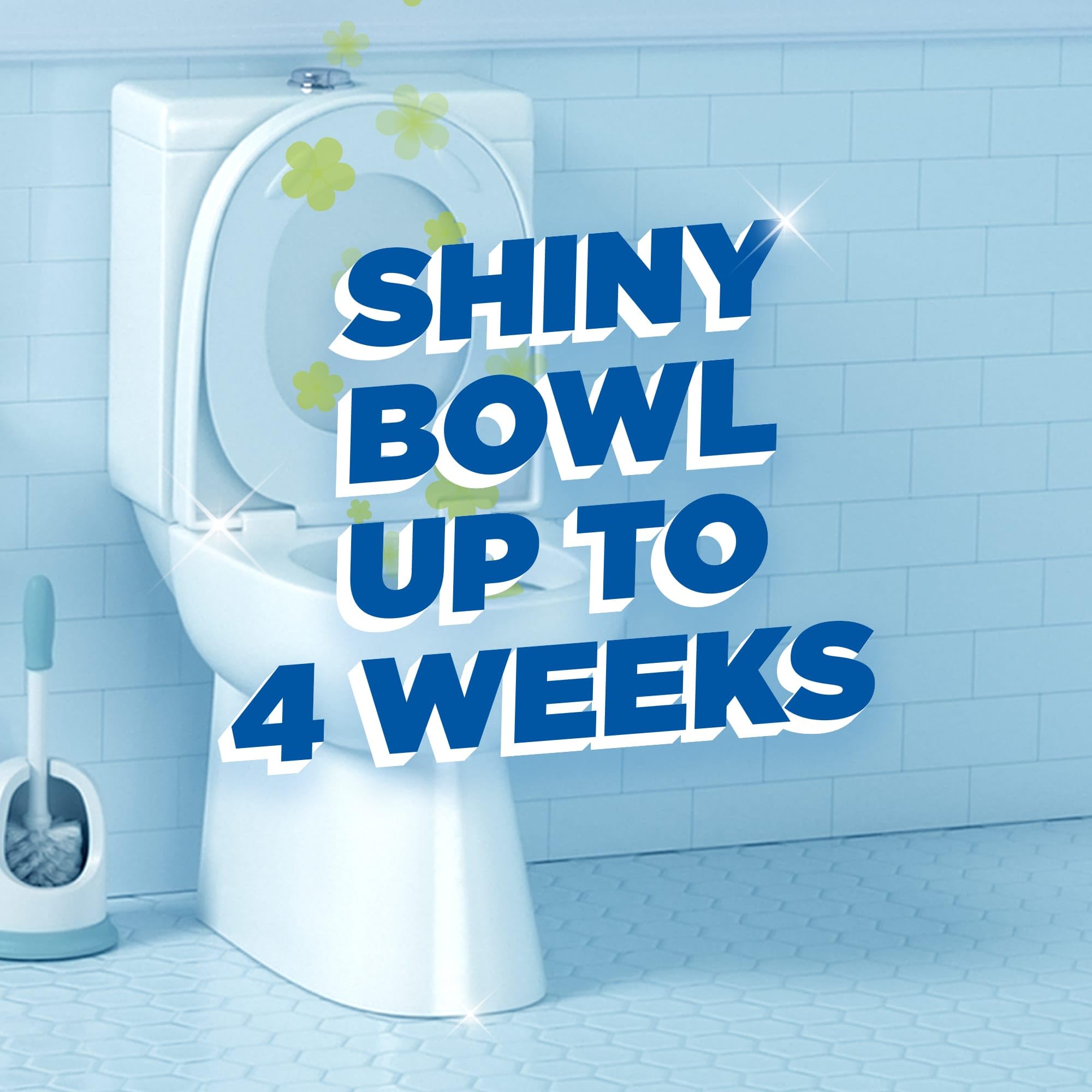 DUCK Toilet Fresh Strips Lime Scent - Pack of 10 (30 Strips) | Prevents Limescale & Germs | Long-Lasting Shine 3
