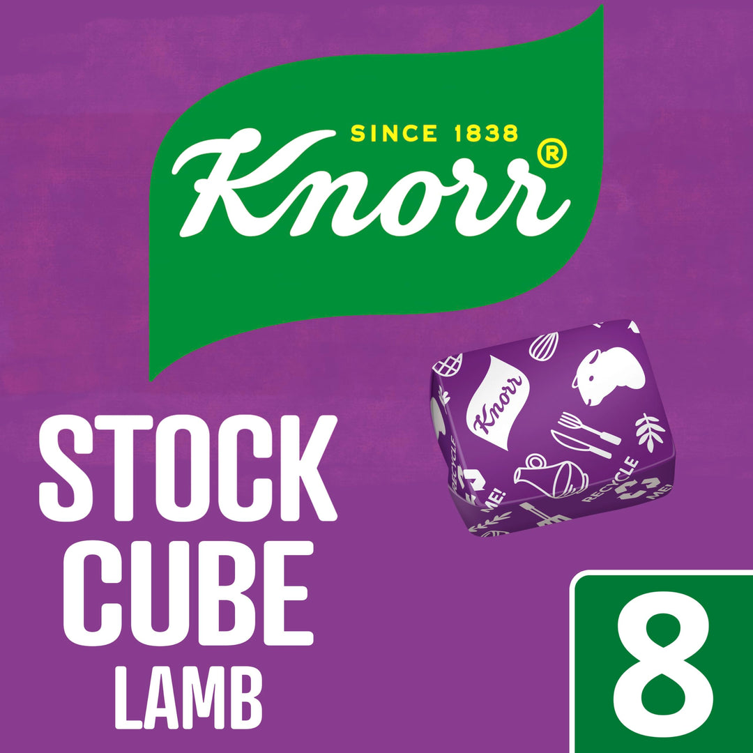 Knorr Lamb Stock Cubes Gluten-Free - 8 x 10g