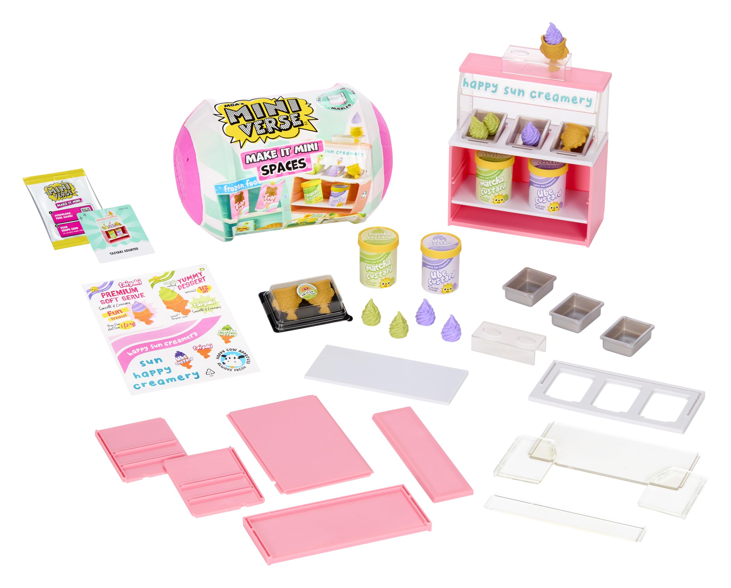 MGA's Miniverse Make It Mini Spaces Furniture - Buildable & Customizable Playset for Ages 3+ 1