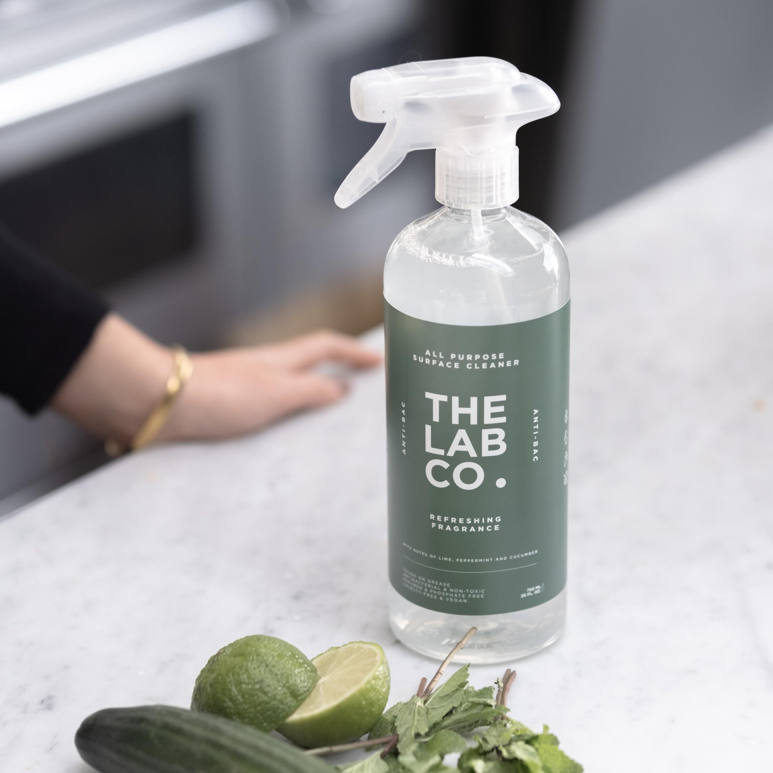 The Lab Co. Antibacterial All Purpose Cleaner - Kills Bacteria | Streak Free | 750ml 7