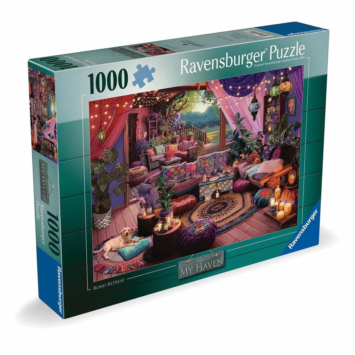 Ravensburger - My Haven No. 12 Boho Retreat 1000 Piece Jigsaw Puzzle 1