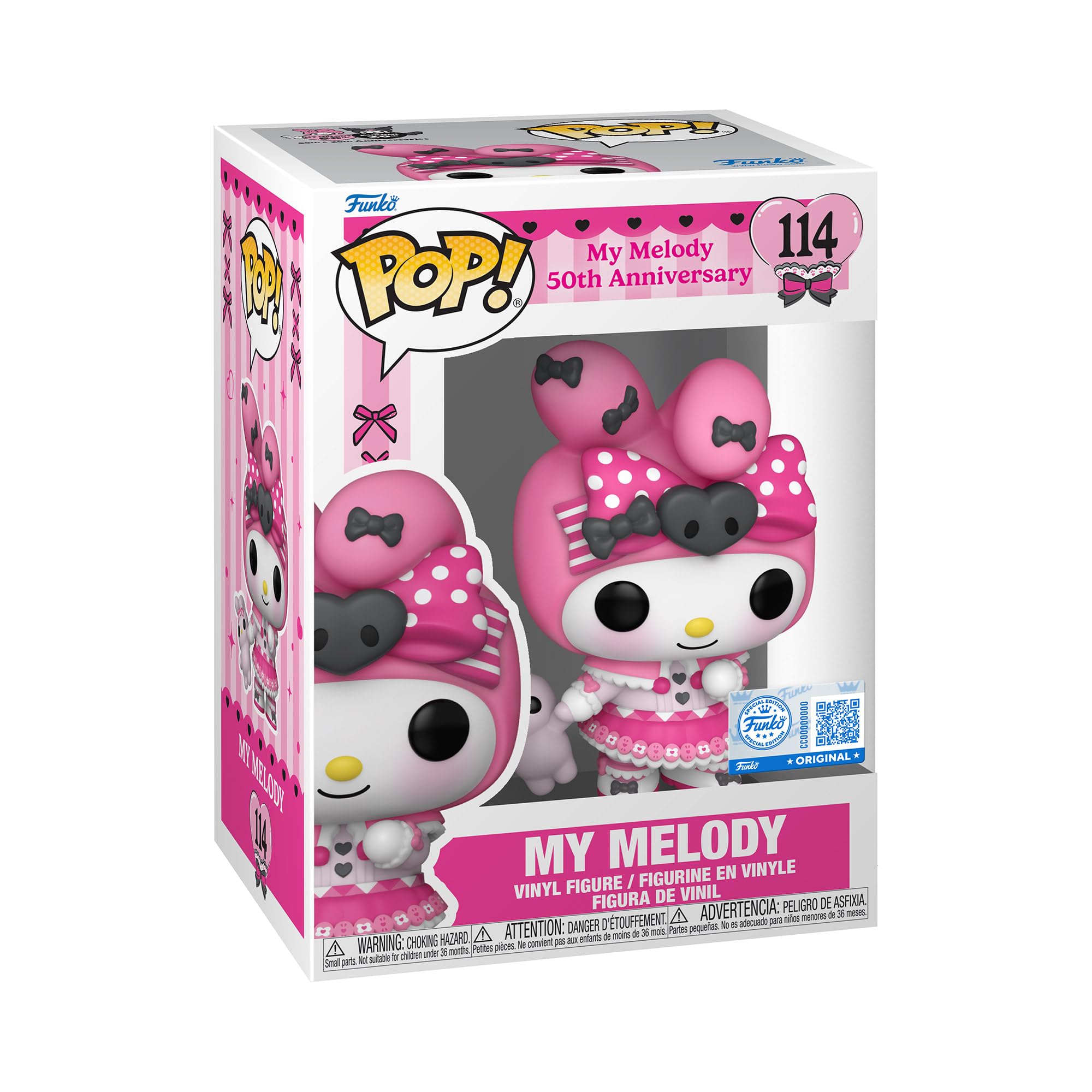 Funko Pop! Sanrio: Hello Kitty - My Melody Vinyl Figure (Kuromi + 20th Anniversary) 2