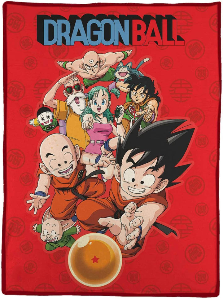 SD toys- Characters and Ball DB Polar Dragon Ball Blanket, Colour (SDTDRB22104)