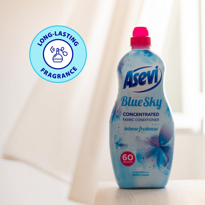 Asevi - Blue Fabric Softener Liquid (1380ML, 60 Washes)
