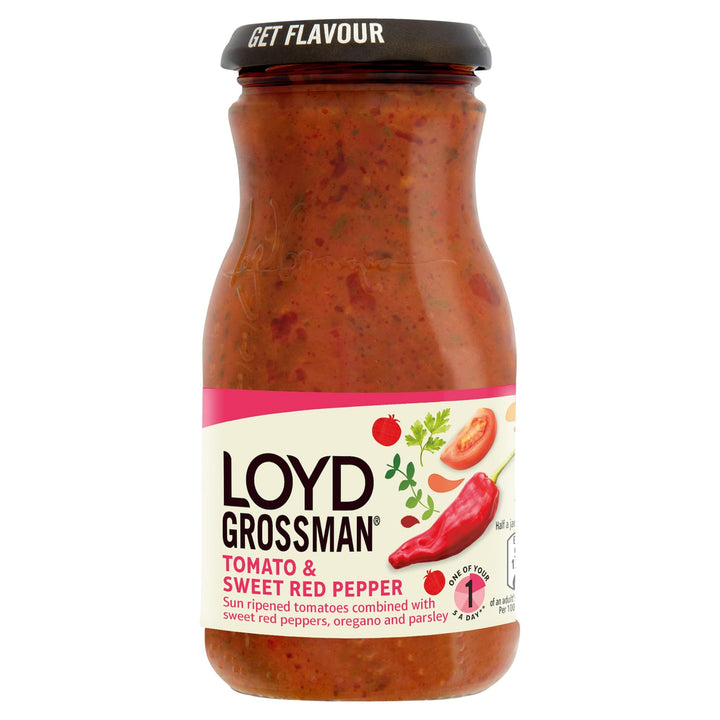 Loyd Grossman - Italian Tomato & Red Pepper Sauce Cooking Sauce