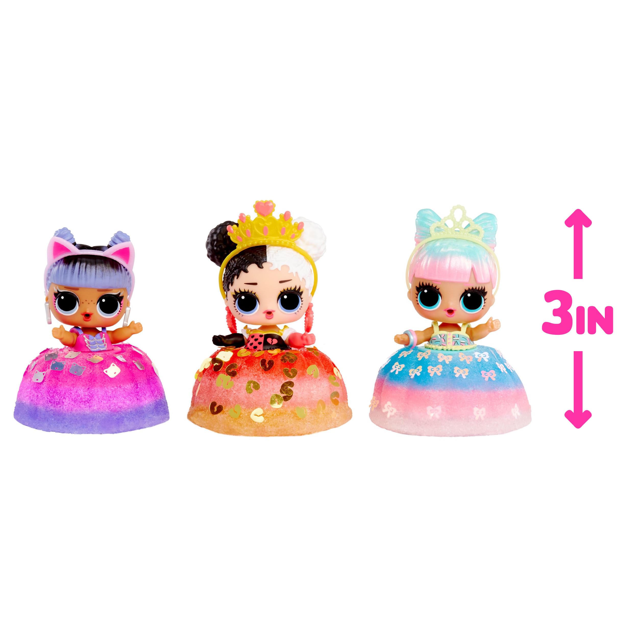 L.O.L. Surprise! Mix & Make Birthday Cake Tots - DIY Cake Dress Doll Playset for Ages 3+ 4