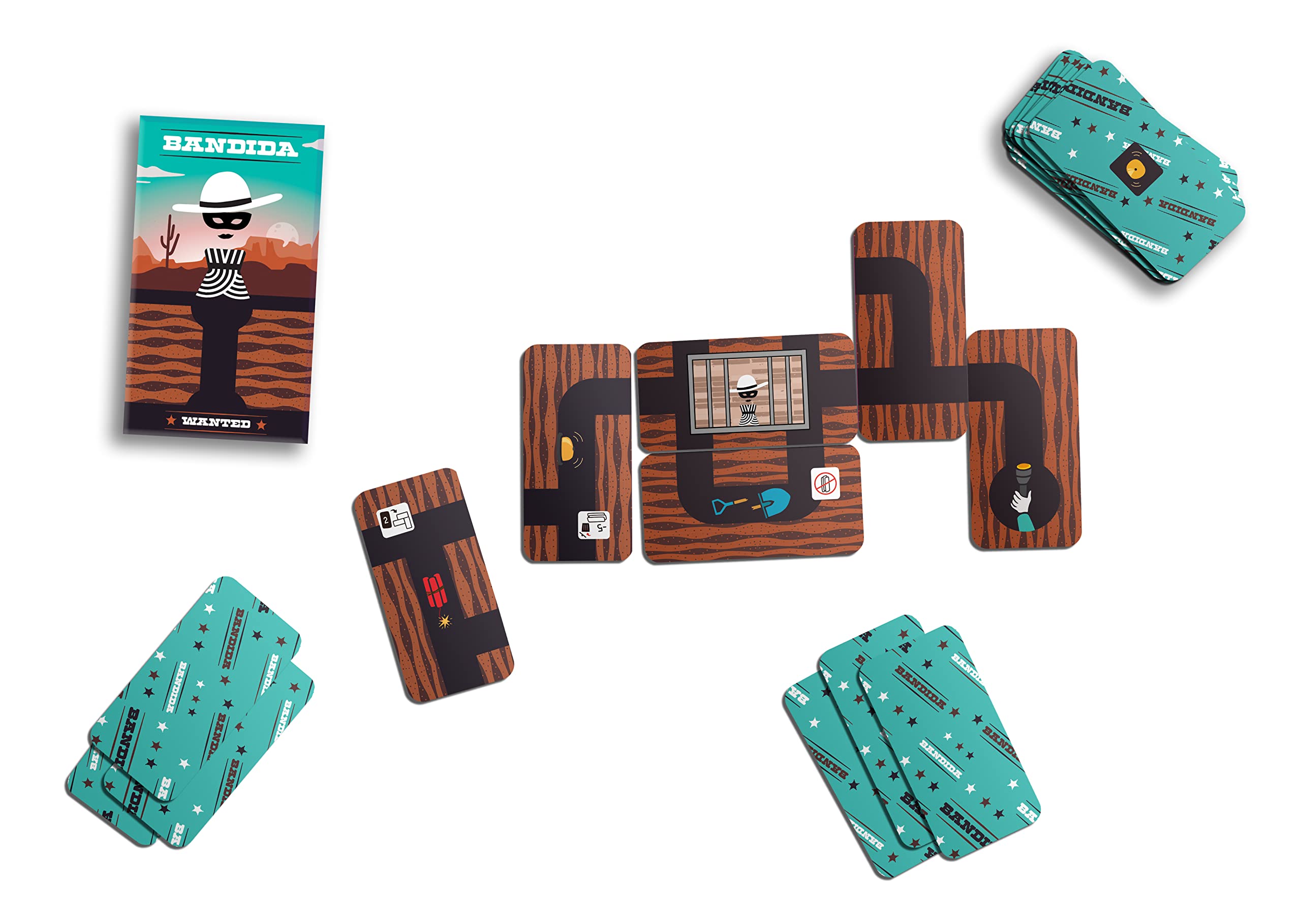 Helvetiq Bandida Card Game for 1-4 Players, Ages 6+ 12