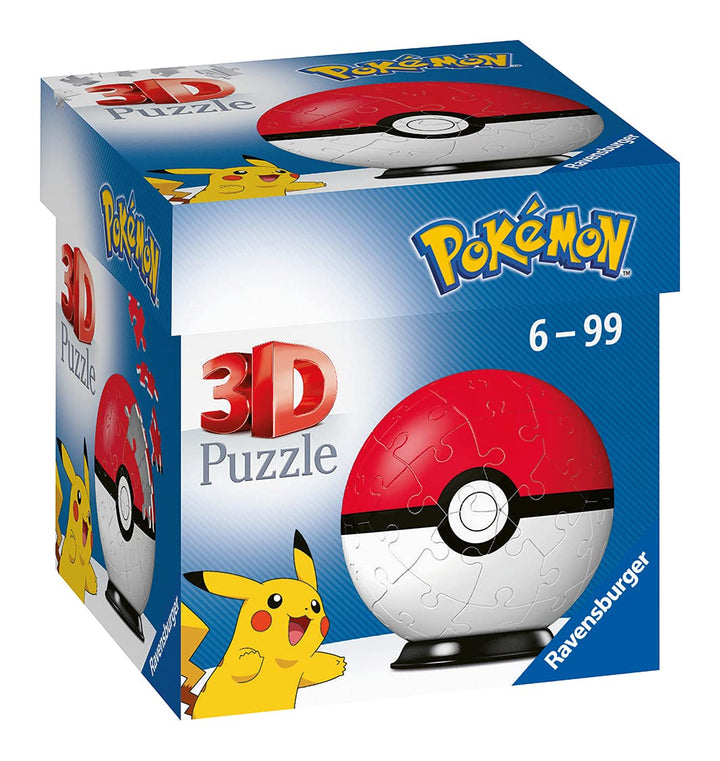Ravensburger Pokémon Great Ball 3D Jigsaw Puzzle - 54-Piece Plastic Puzzle for Kids 7 Years Up
