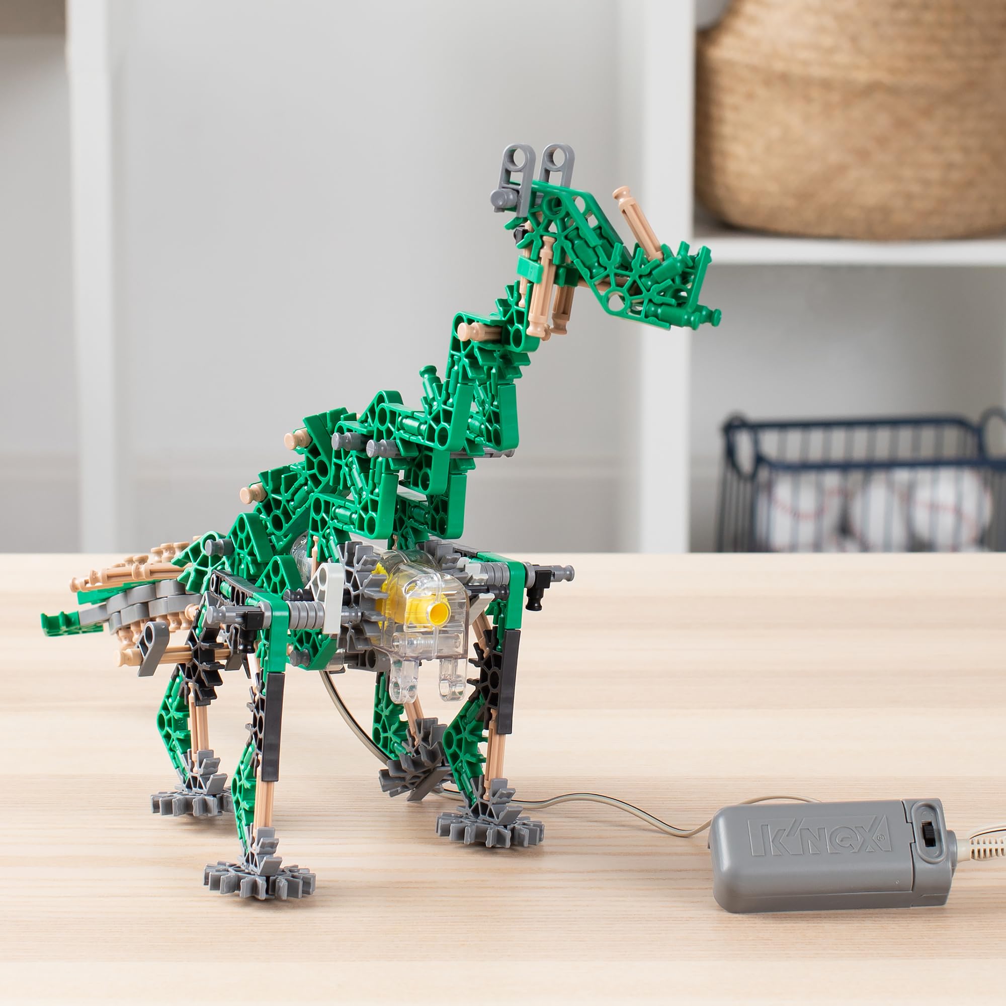 K'NEX K'Nexosaurus Rex Building Set - Motorized Dinosaur Model | 255 Pieces | Ages 7+ 2