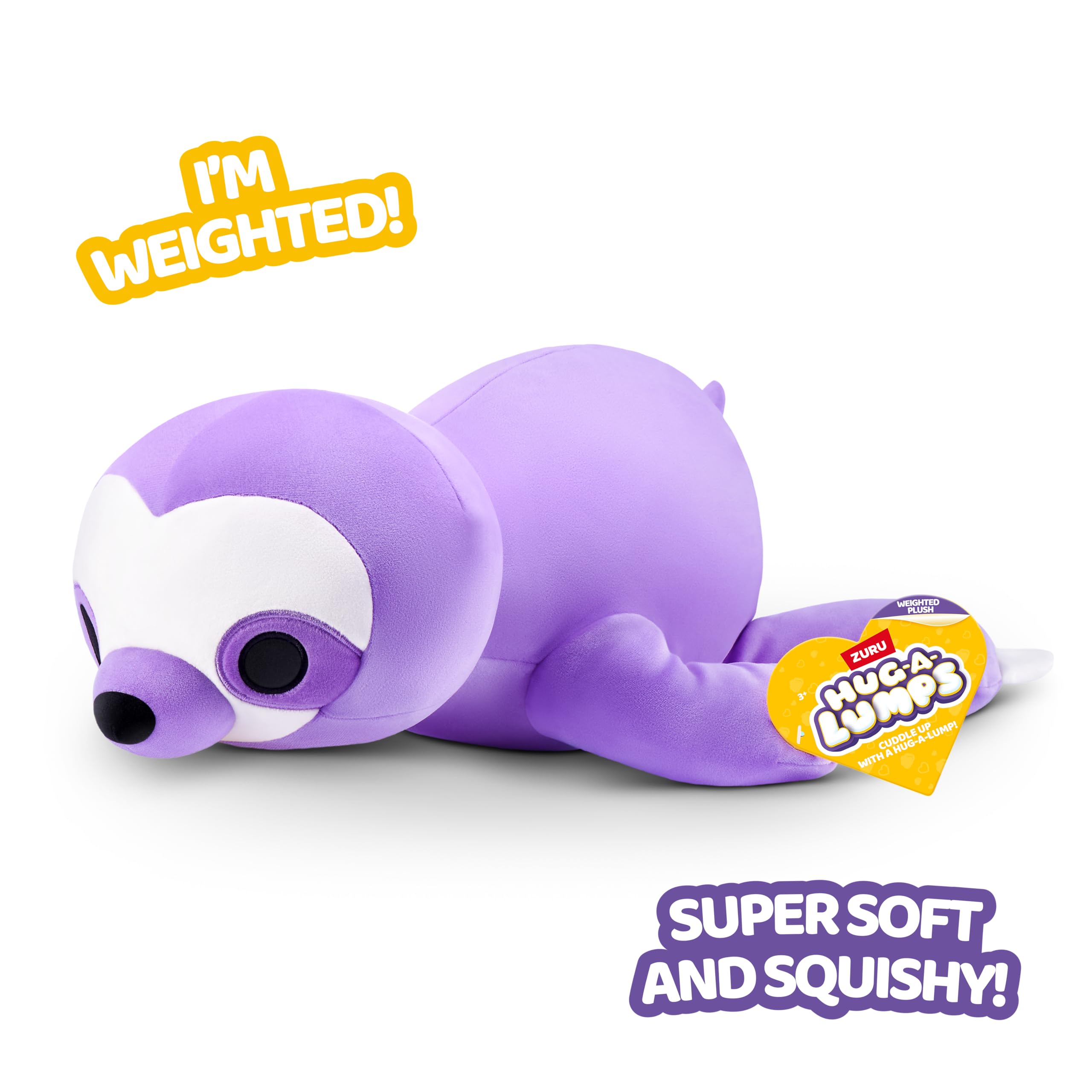 Hug-A-Lumps von ZURU – beschwertes Plüschkuscheltier, 1,5 kg, Faultier (Sydney)