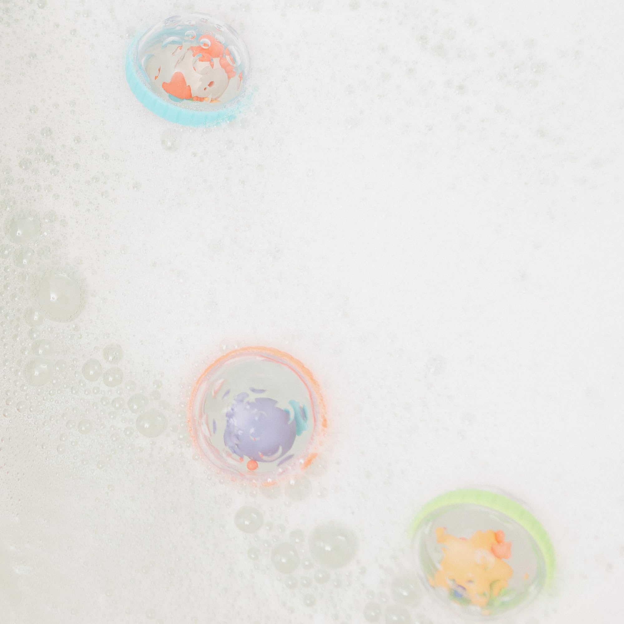 Nuby Floating Bubbly Buds Bath Toy Set | Sensory Play | Easy to Hold | Ages 6M+ 5