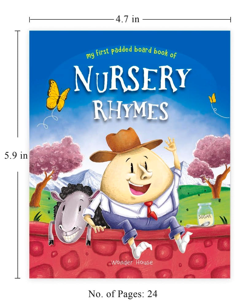 Wonder House My First Padded Board Book of Nursery Rhymes | First Edition | English 3