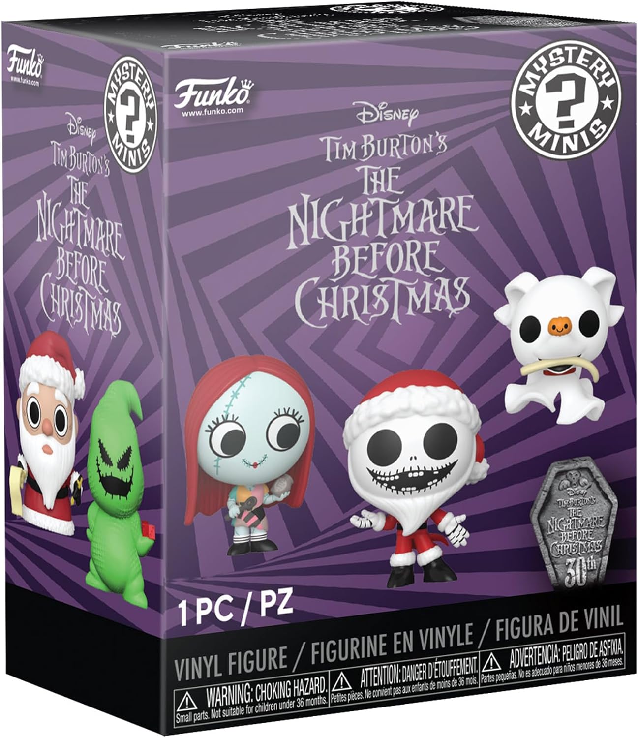 Funko Mystery Mini: Disney The Nightmare Before Christmas 30th - Zero Vinyl Figure (73079) 1
