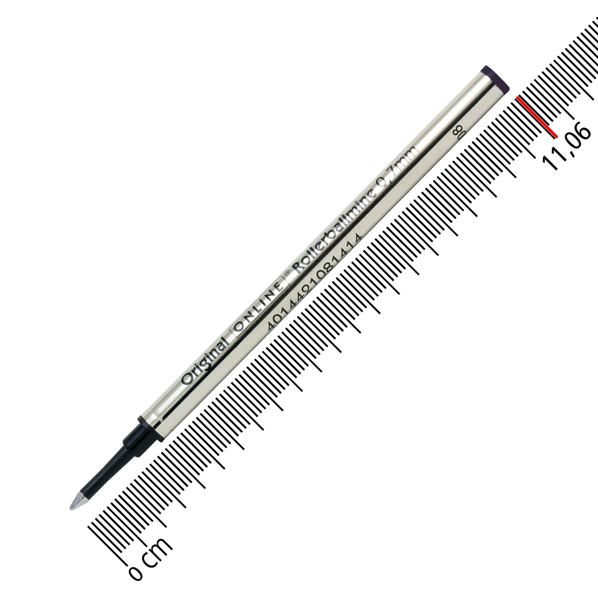 Online Rollerball Pen Refill - Black Ink, 0.7mm Line Width, ISO 14145-2 Certified 3