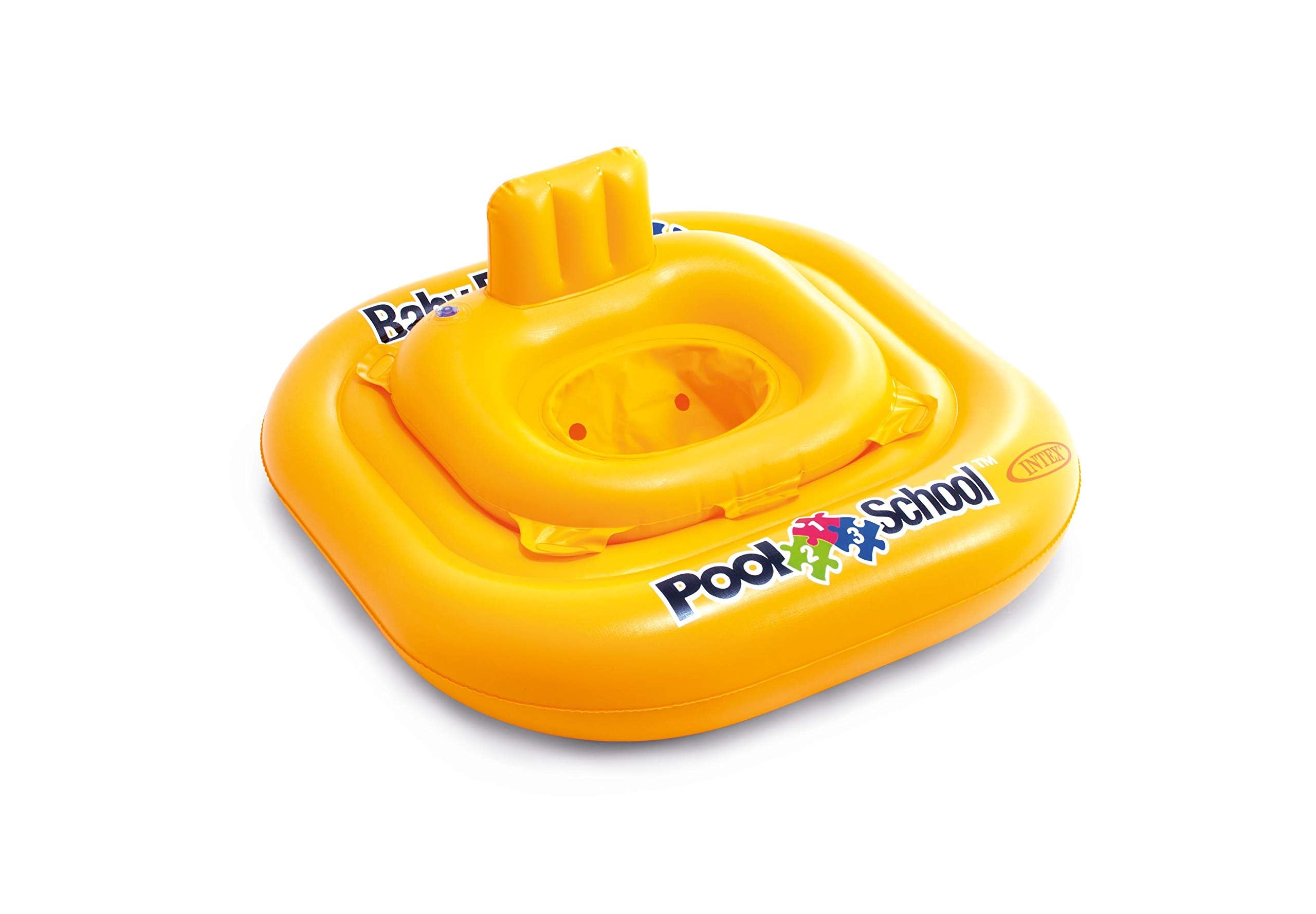 Intex 56587EU Deluxe Baby Float - Square Ring with Back Support for Stability 1
