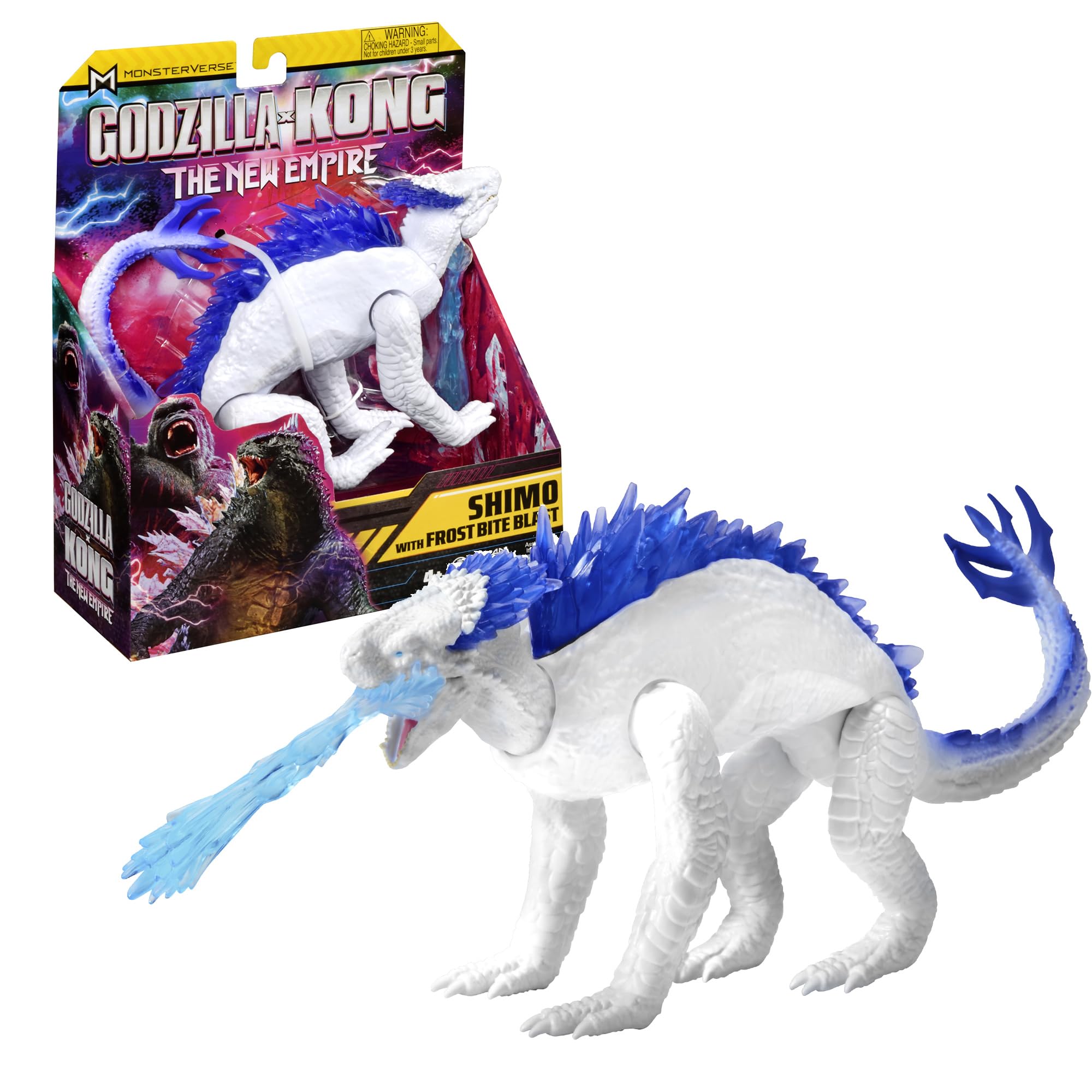 MonsterVerse Shimo Action Figure Toy - 6-Inch, Frost Bite Feature | Ages 4+ 1