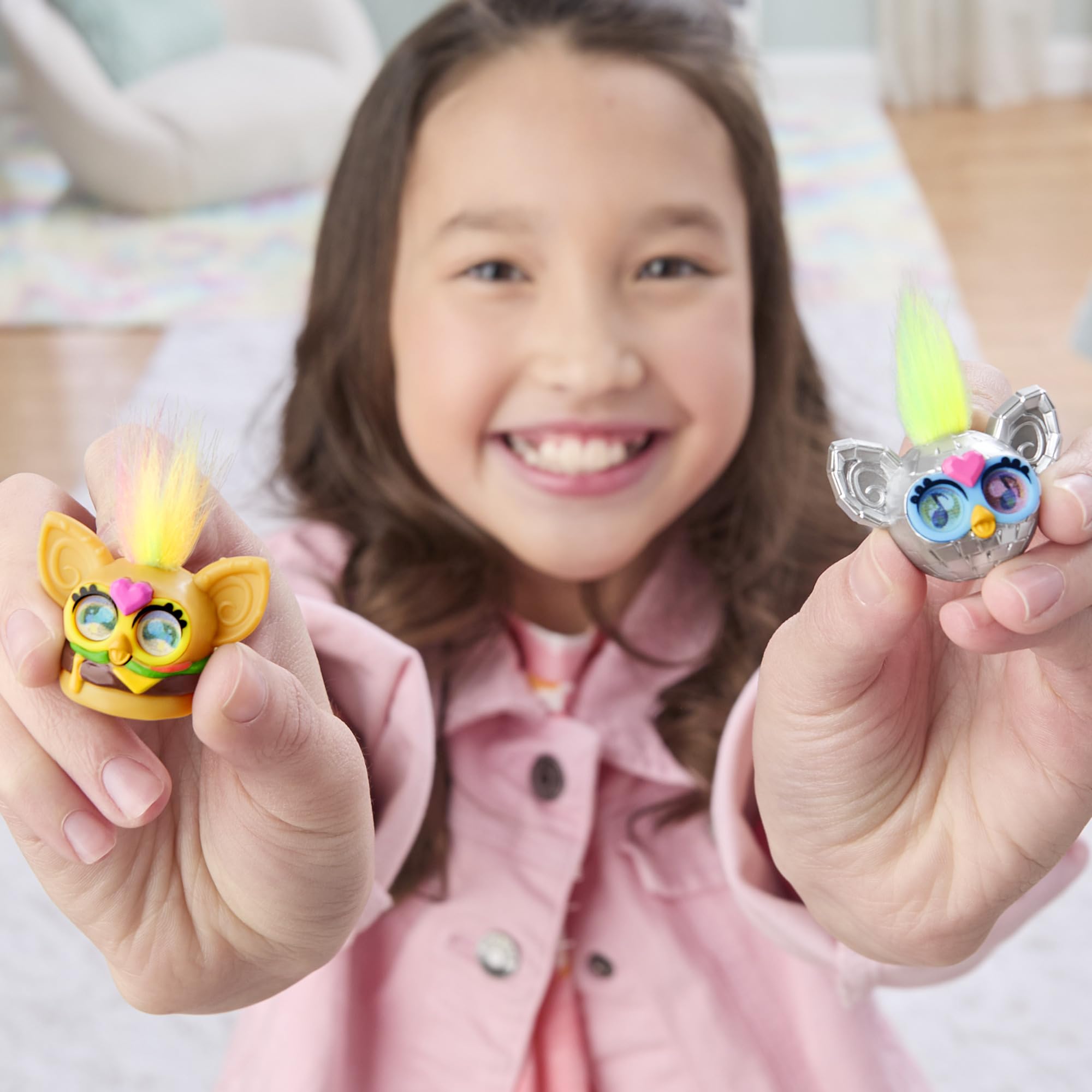 Furby Minis Figure 12 Pack Series 1 - Collectible Pocket-Sized Toys with Changing Eyes 2