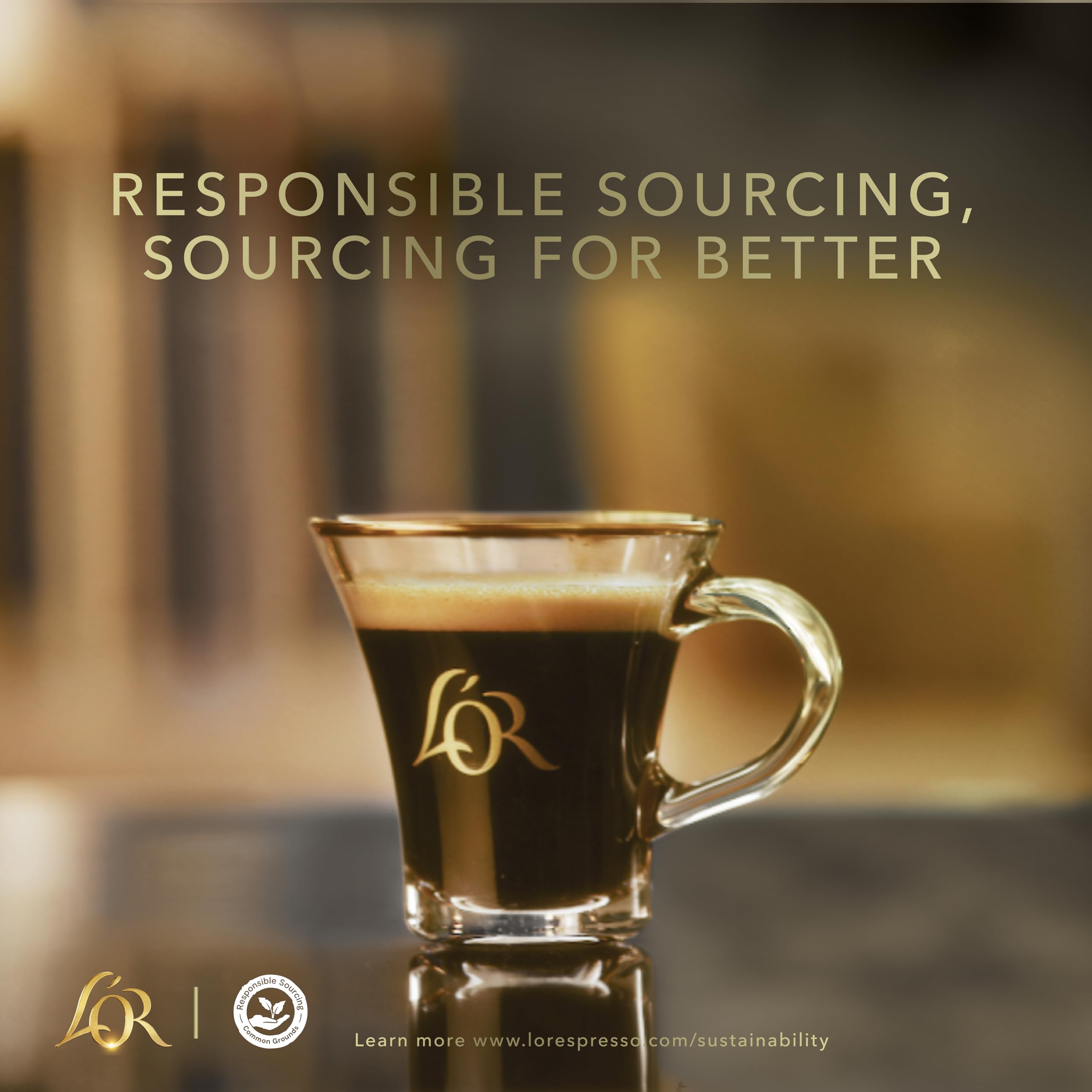 L"OR Espresso Onyx Coffee Beans 500g - Intense Dark Roast Blend 3