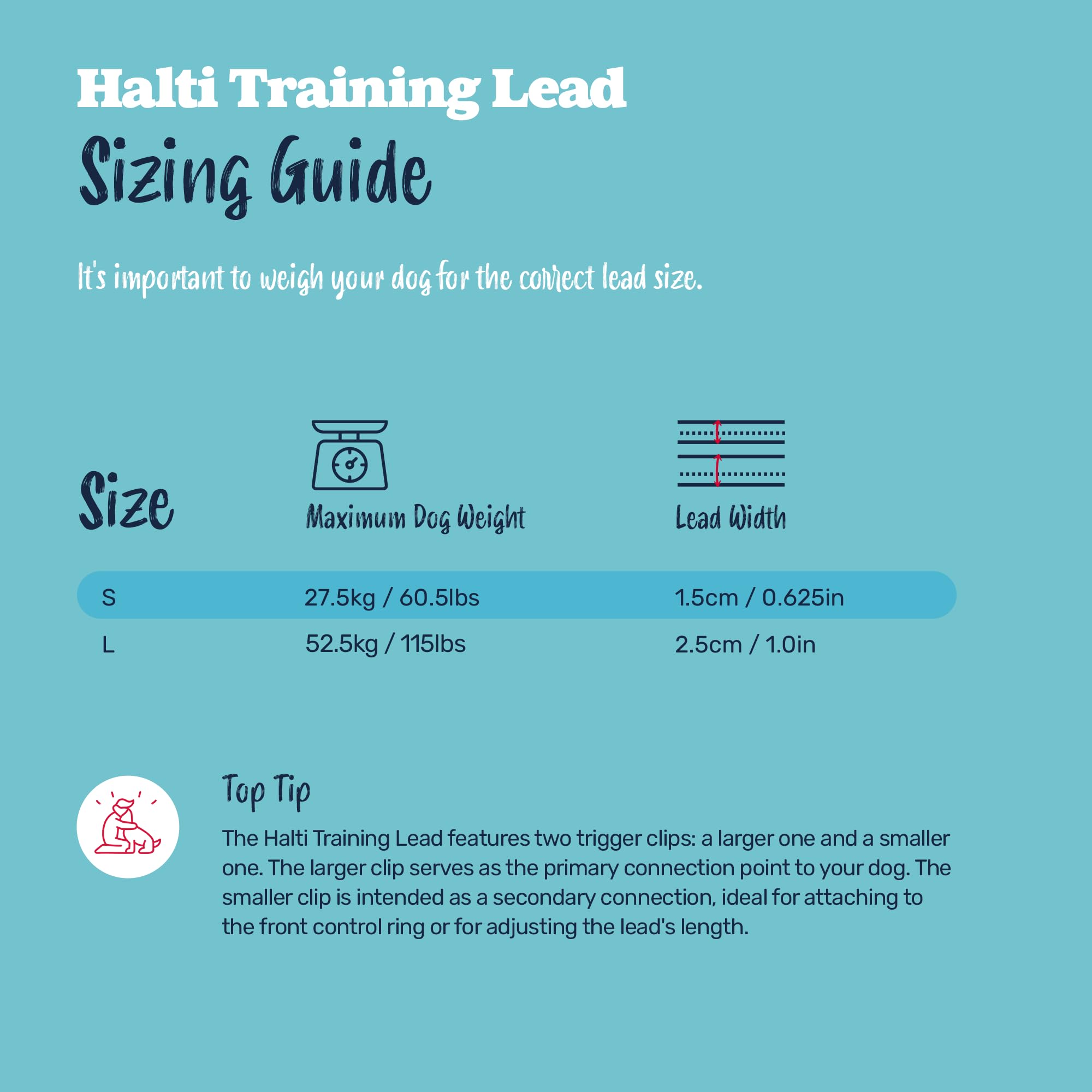 Halti Training Lead - Versatile Multi-Use Dog Lead | Pink, Large, 2m 5