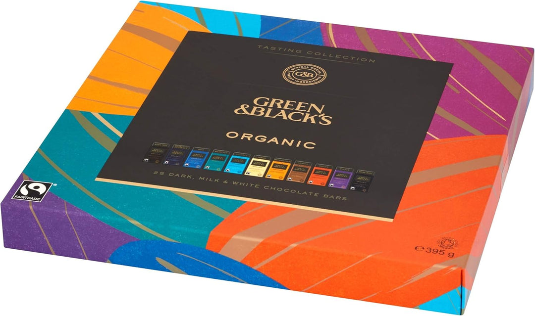 Green & Black's Organic Tasting Collection Chocolate Bars, 395g