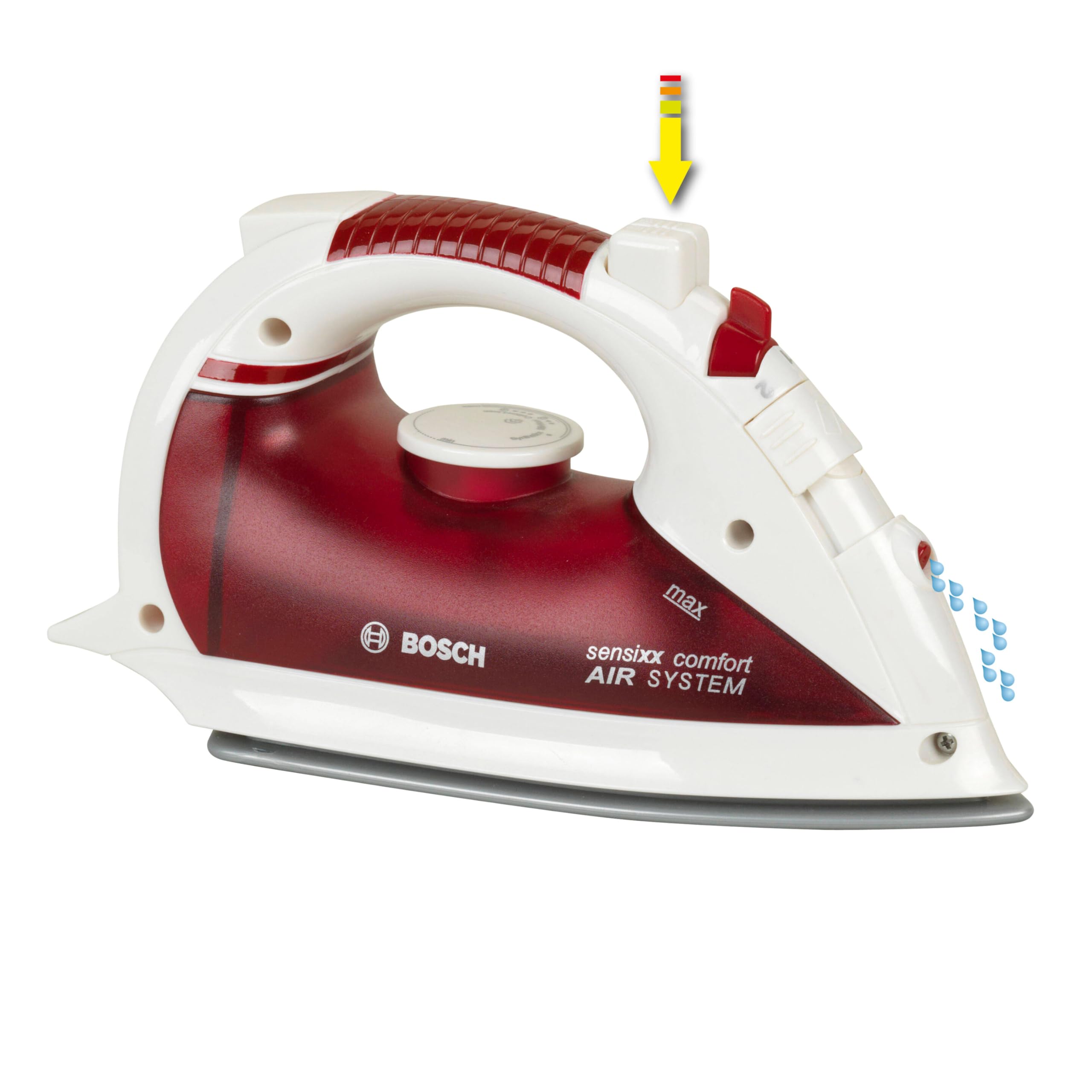 Theo Klein Bosch Iron - Toy with Water Spray Function | Ages 3+ | 17cm 3