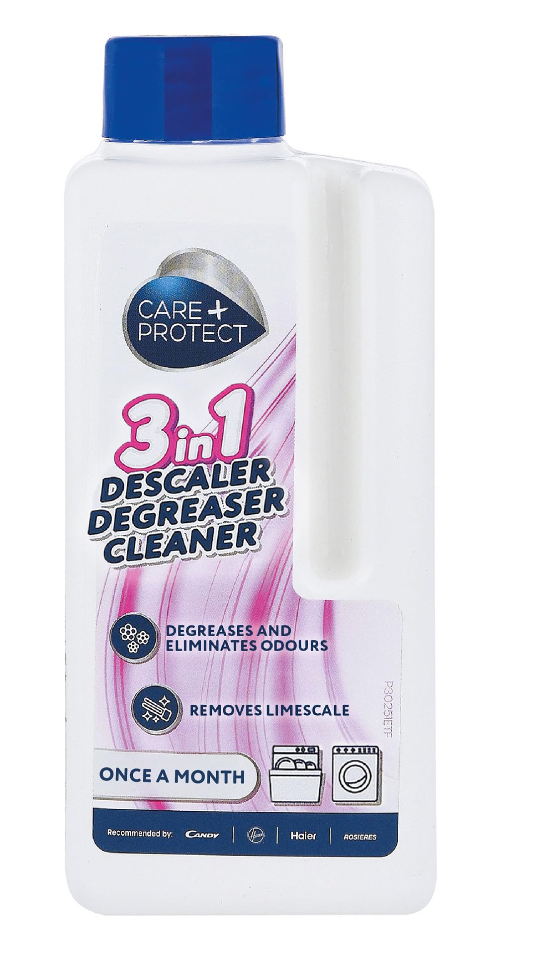 CARE + PROTECT Liquid 3 in 1 Descaler, Degreaser, Cleaner for Dishwasher & Washing Machine - 250ml 1