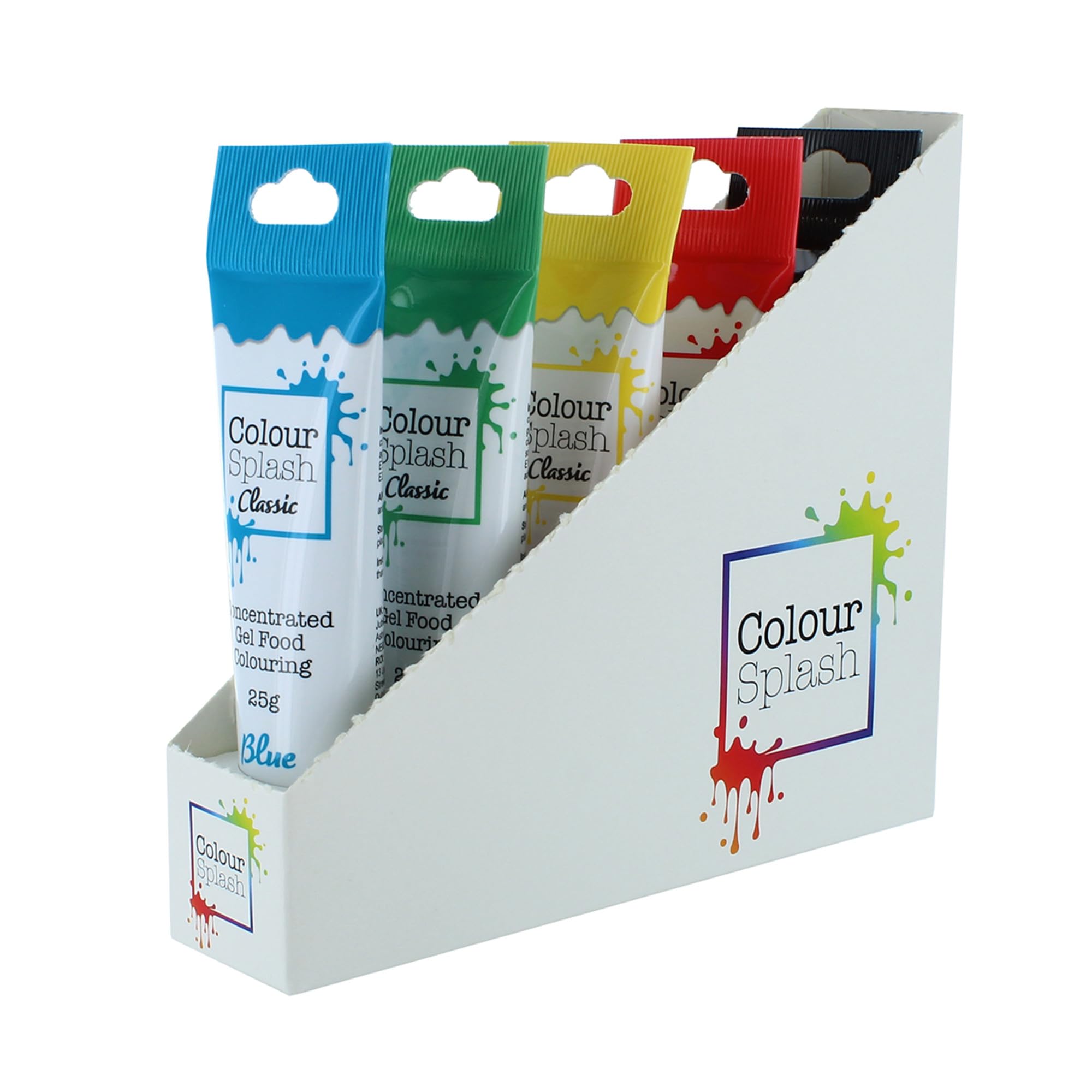 Colour Splash Food Colouring Gels - Primary 5 Pack, Highly Concentrated for Cake Decorating