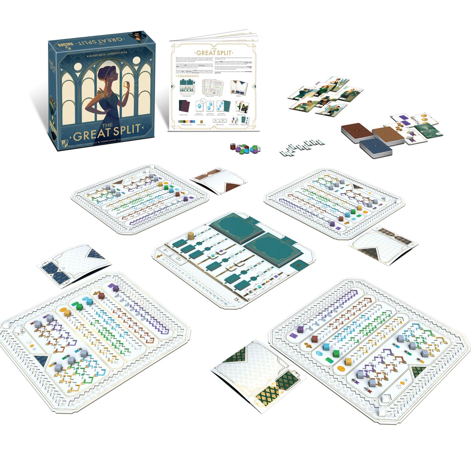Horrible Guild The Great Split Board Game for 2 to 7 Players | Card Drafting Family Game 4