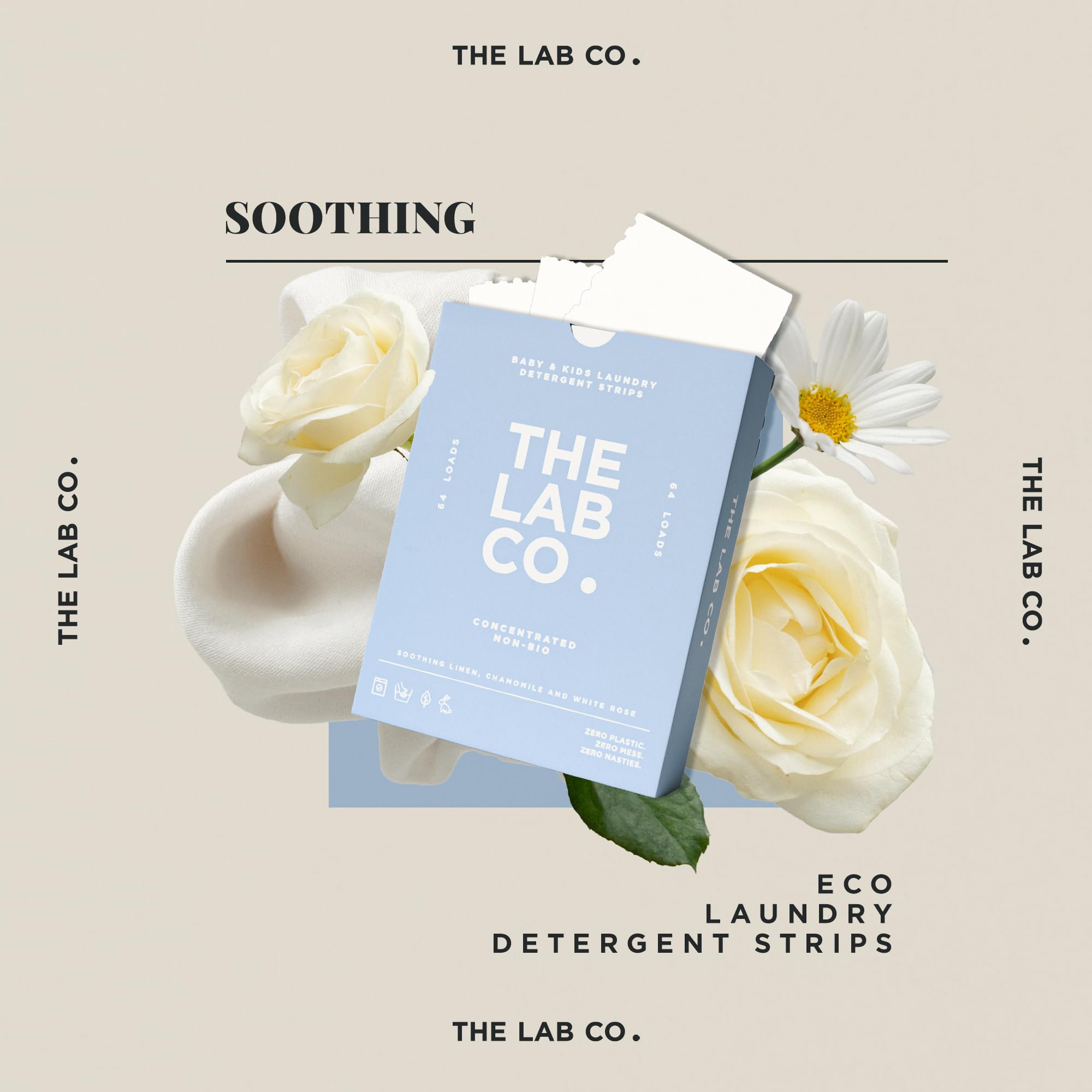 The Lab Co. - Laundry Detergent Strips Sheets (64 Loads, Eco Ultra-Concentrated) 5
