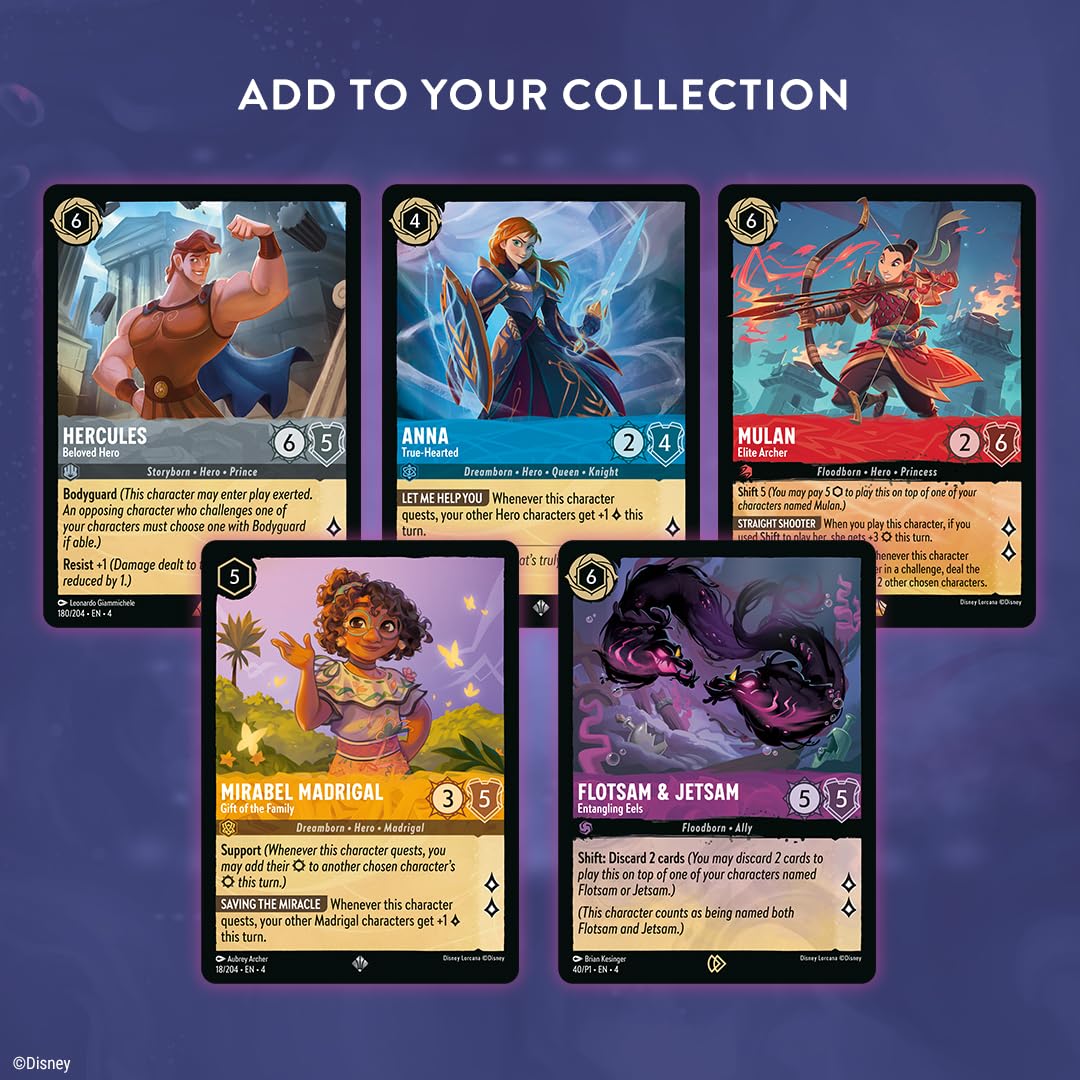 Ravensburger Disney Lorcana TCG Card Sleeved Booster – Set 4: Ursula's Return 5