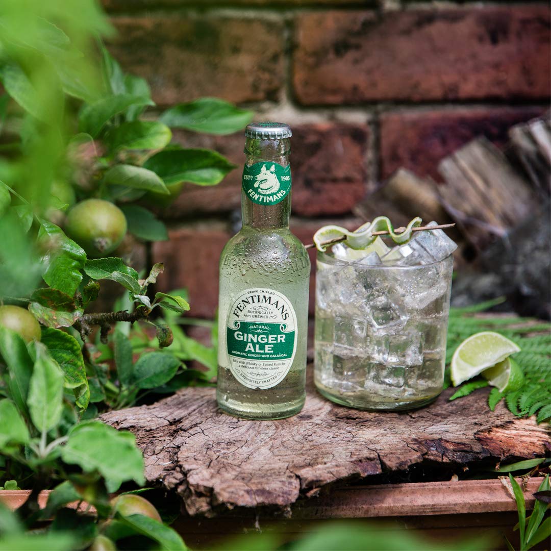 Fentimans Botanically Brewed Ginger Ale Soft Drink - Gluten-Free, Vegan - 4 x 200 ml Bottles 2