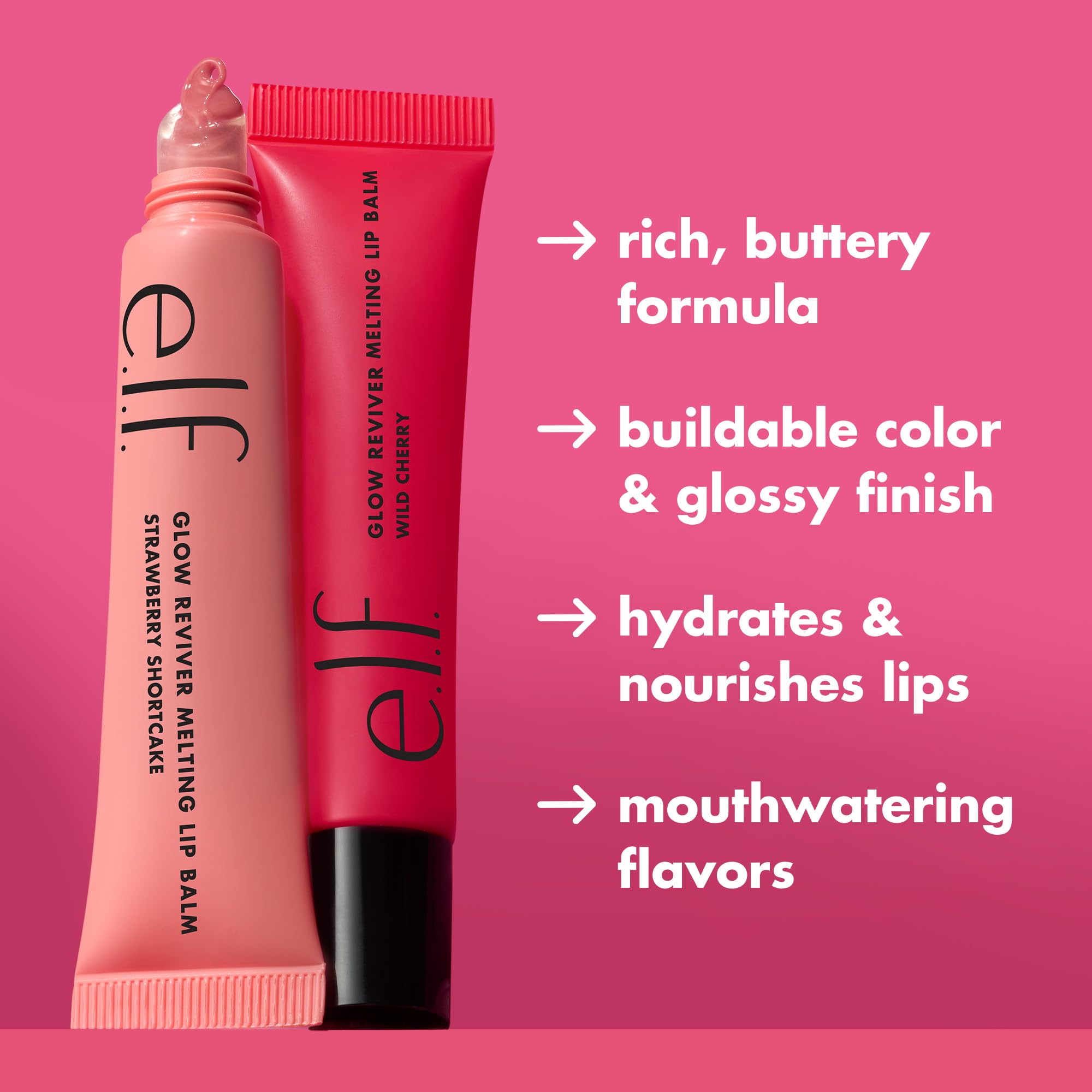 e.l.f. Glow Reviver Melting Lip Balm - Hydrating Tinted Balm with Buttery Finish | 15g 3