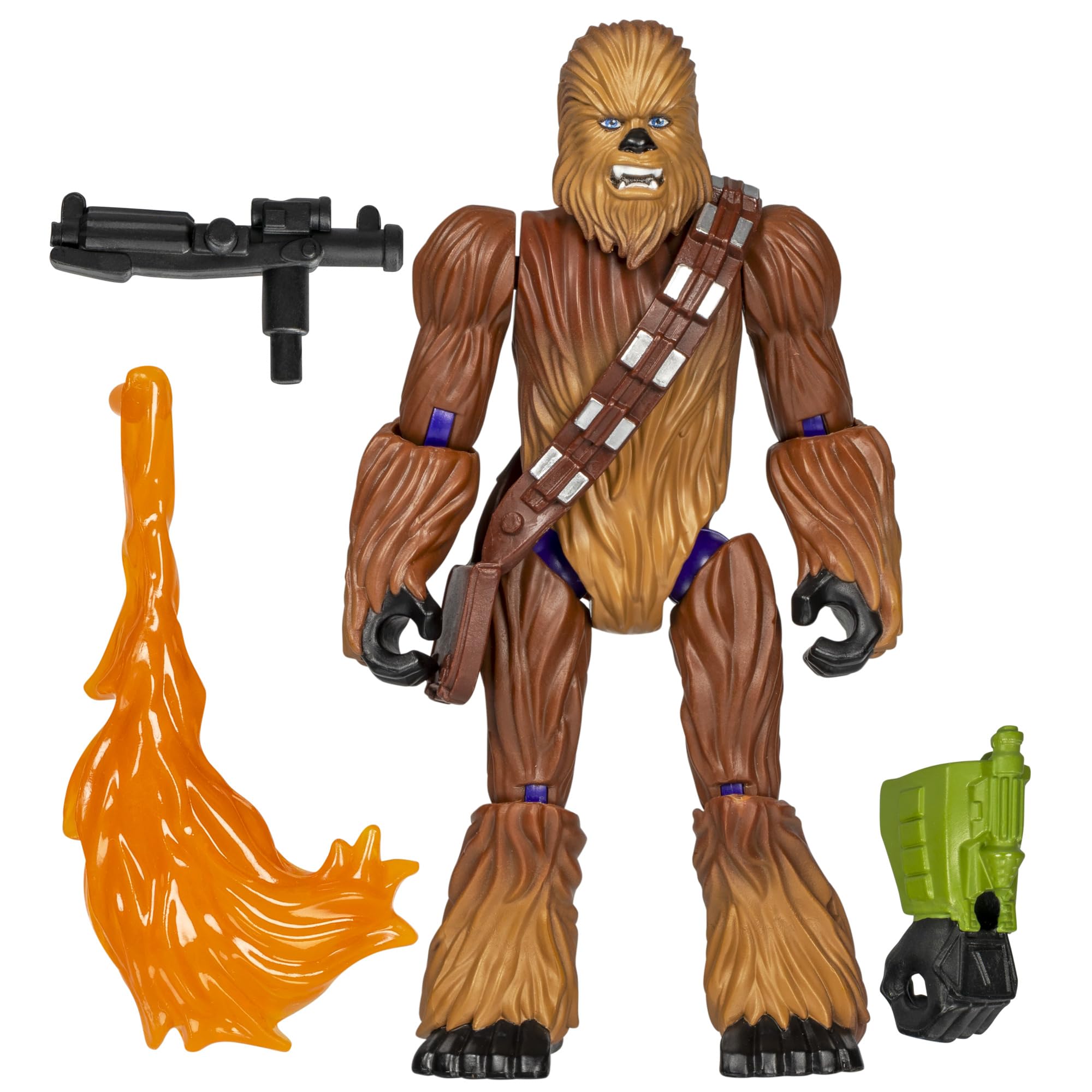 Star Wars MixMashers Chewbacca Action Figure with Boba Fett Gauntlet - Mix and Match Play for Kids 1
