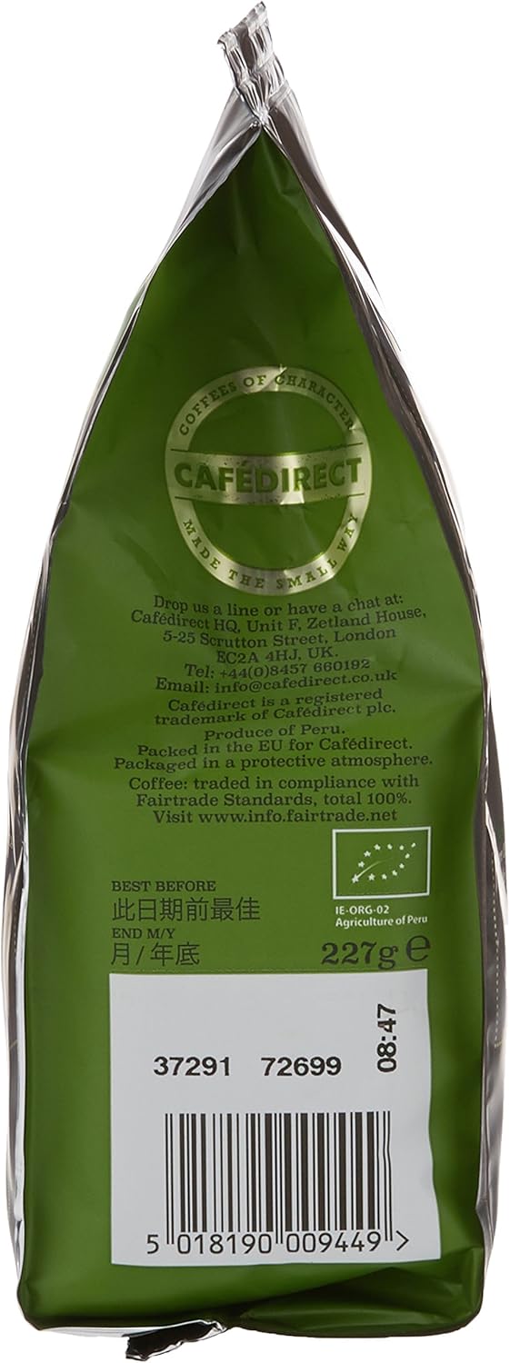 Cafedirect Machu Picchu Organic Ground Coffee, 227g