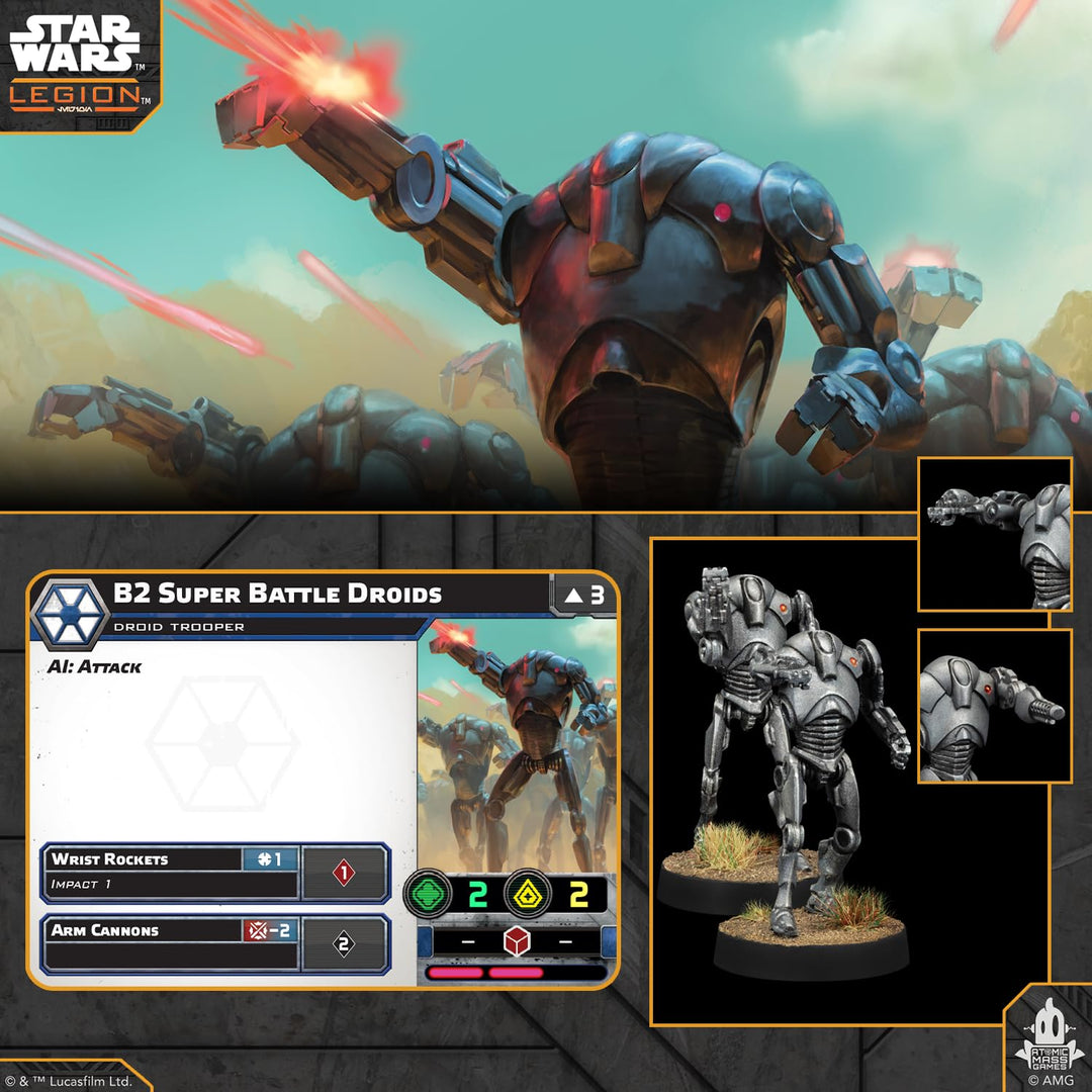 Atomic Mass Games Star Wars Legion B2 Super Battle Droids Unit Expansion (SWQ35)
