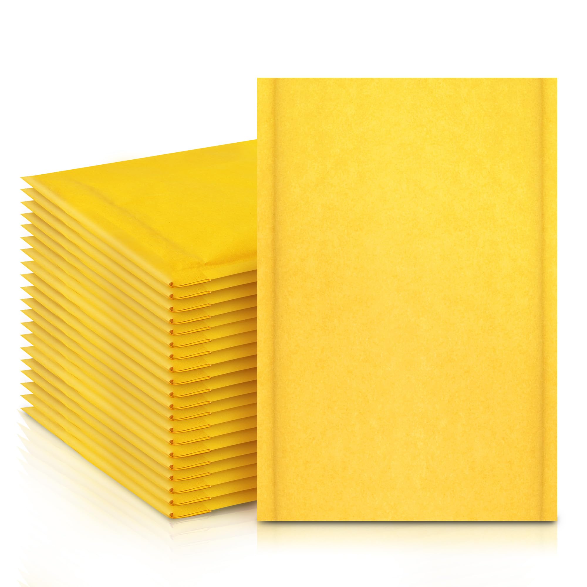 Merrimen A4 Padded Envelope Mailers - 10 Pack Gold Bubble Bags for Logistics & Cosmetics | 330x220mm 1