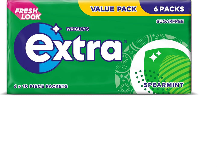 Extra Spearmint, 6 x 14g (84g)