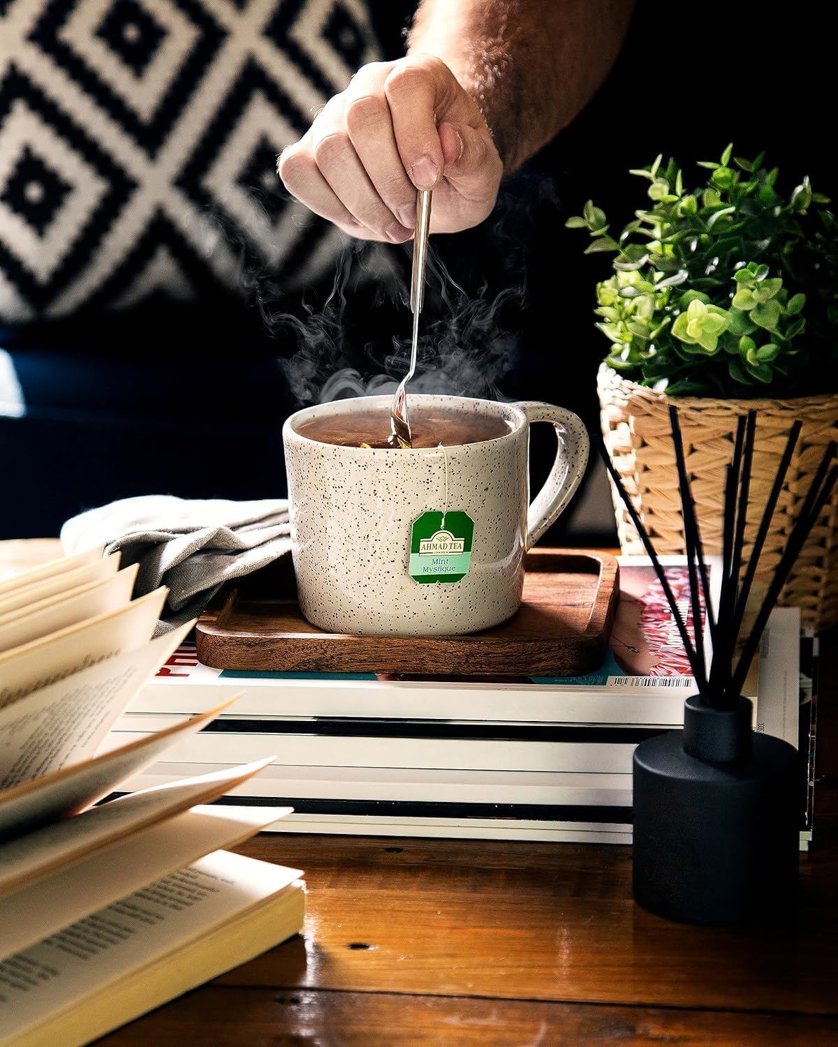 Ahmad Tea Mint Green Tea - Refreshing Blend with Mint | 100 Teabags | 276g 4