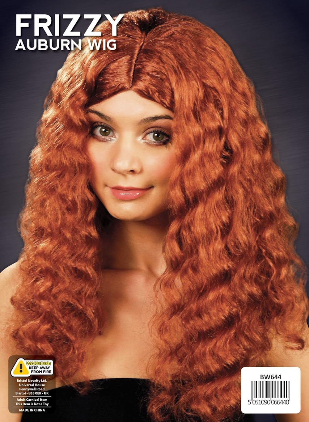 Bristol Novelty BW644 Long Auburn Frizzy Wig for Women, One Size 2