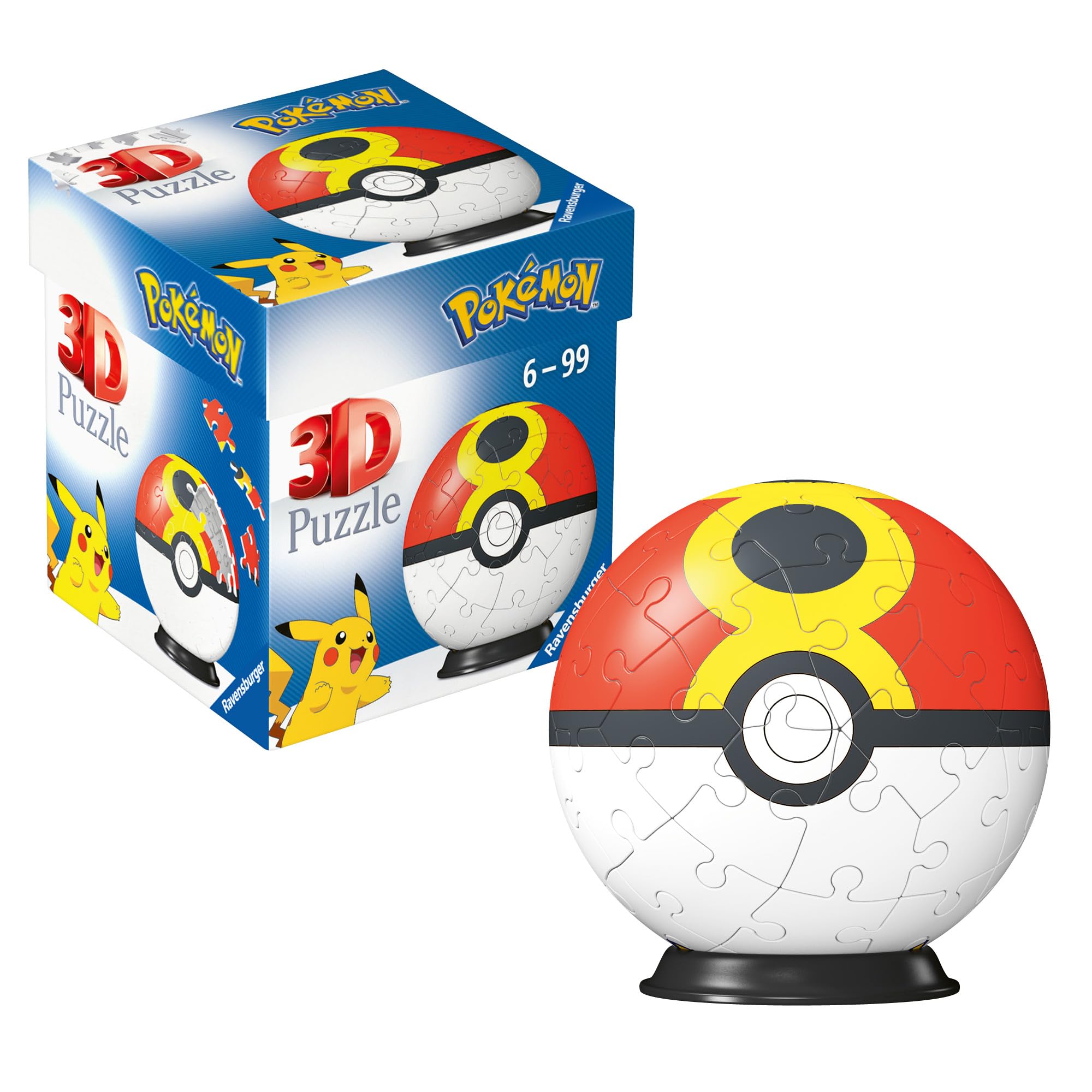Ravensburger Pokémon Repeat Ball 3D Jigsaw Puzzle - 54 Pieces for Kids Age 6 Years Up