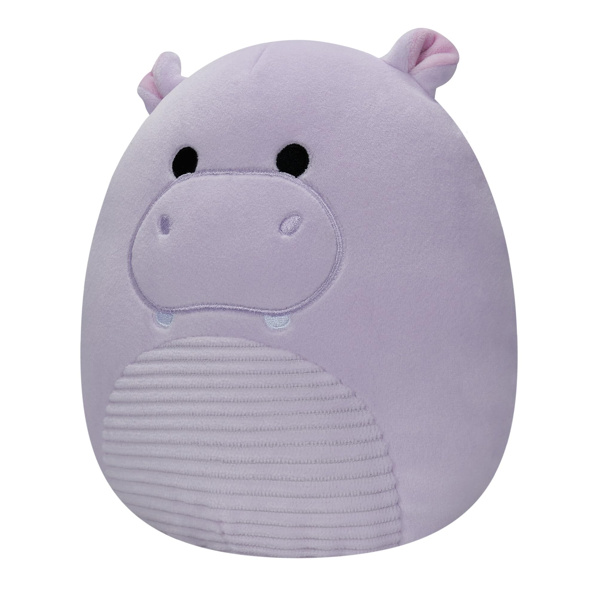 Squishmallows Hanna the Purple Hippo - 7.5-Inch Ultrasoft Plush with Corduroy Belly