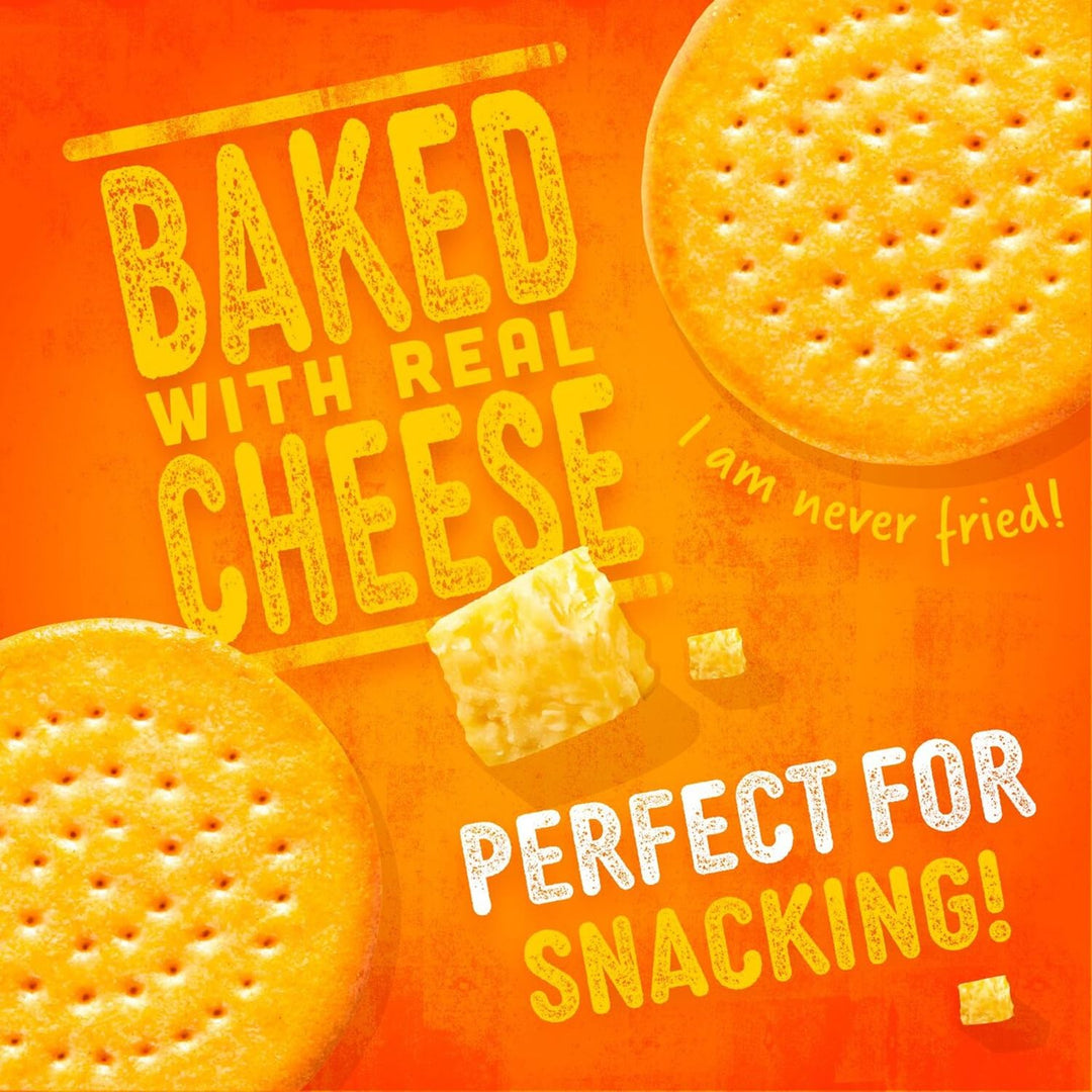 Jacob's Mini Cheddars Red Leicester Flavour Multipack Crisps, Oven-Baked with Real Cheese