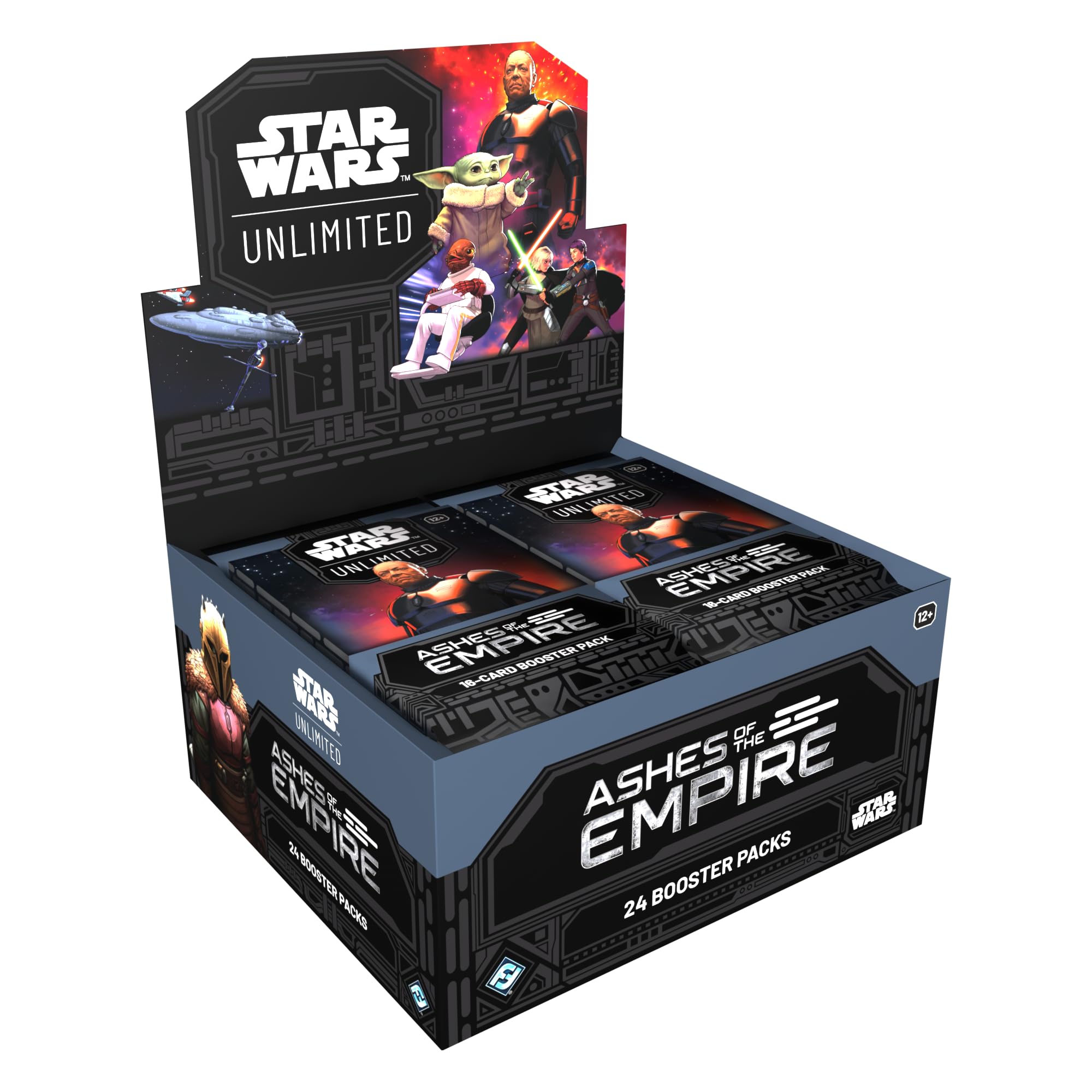 Asmodee Star Wars: Unlimited TCG Ashes of the Empire Booster Display - 24 Packs 1