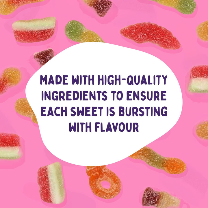 Bonds of London Pick 'n' Mix Station Fizzy Mix - Fruit & Chewy Sweets, 1 kg