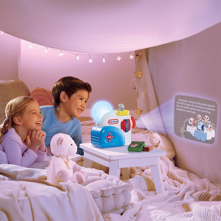 Little Tikes Story Dream Machine Starter Pack - Light, Sound & Audio Projector with 3 Fairytale Stories
