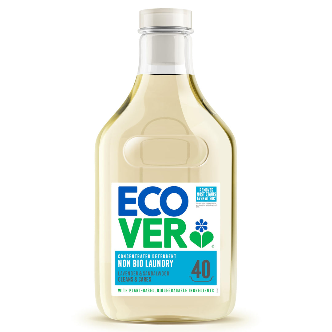 Ecover - Concentrated Non-Bio Laundry Detergent, Lavender & Sandalwood, 1.43L (40 Washes)