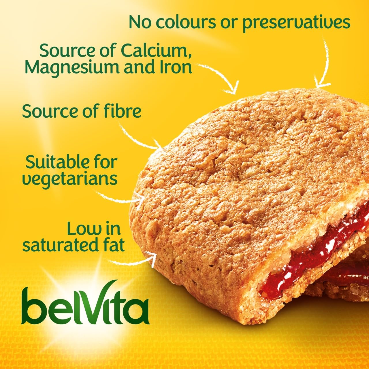 Belvita Soft Bakes Breakfast Biscuits - Strawberry Filled | Pack of 5 (250g) 4