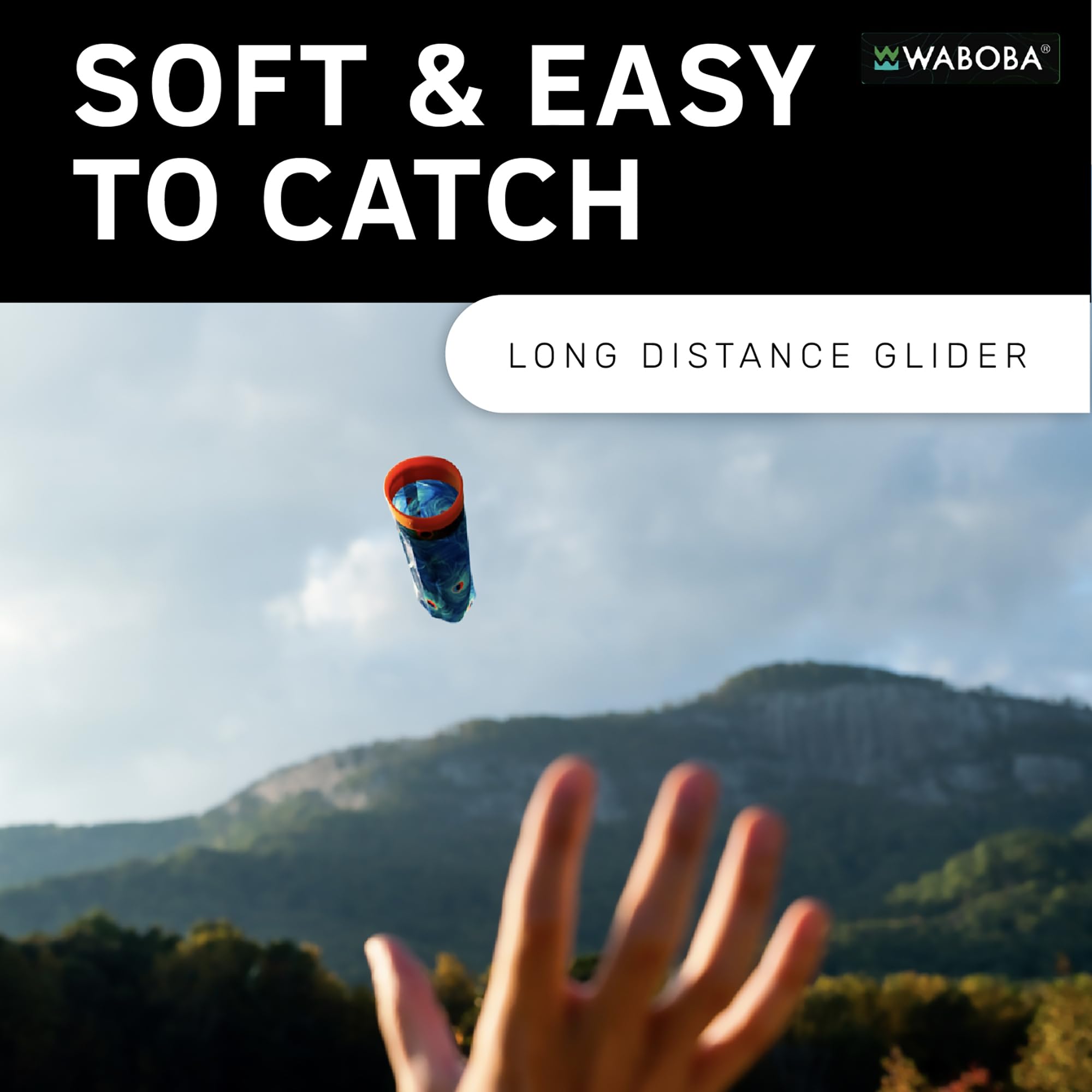 Waboba Airlyft - Lightweight Air Glider Toy for Ages 3+ | Flies Over 30m | Indoor/Outdoor Play 3