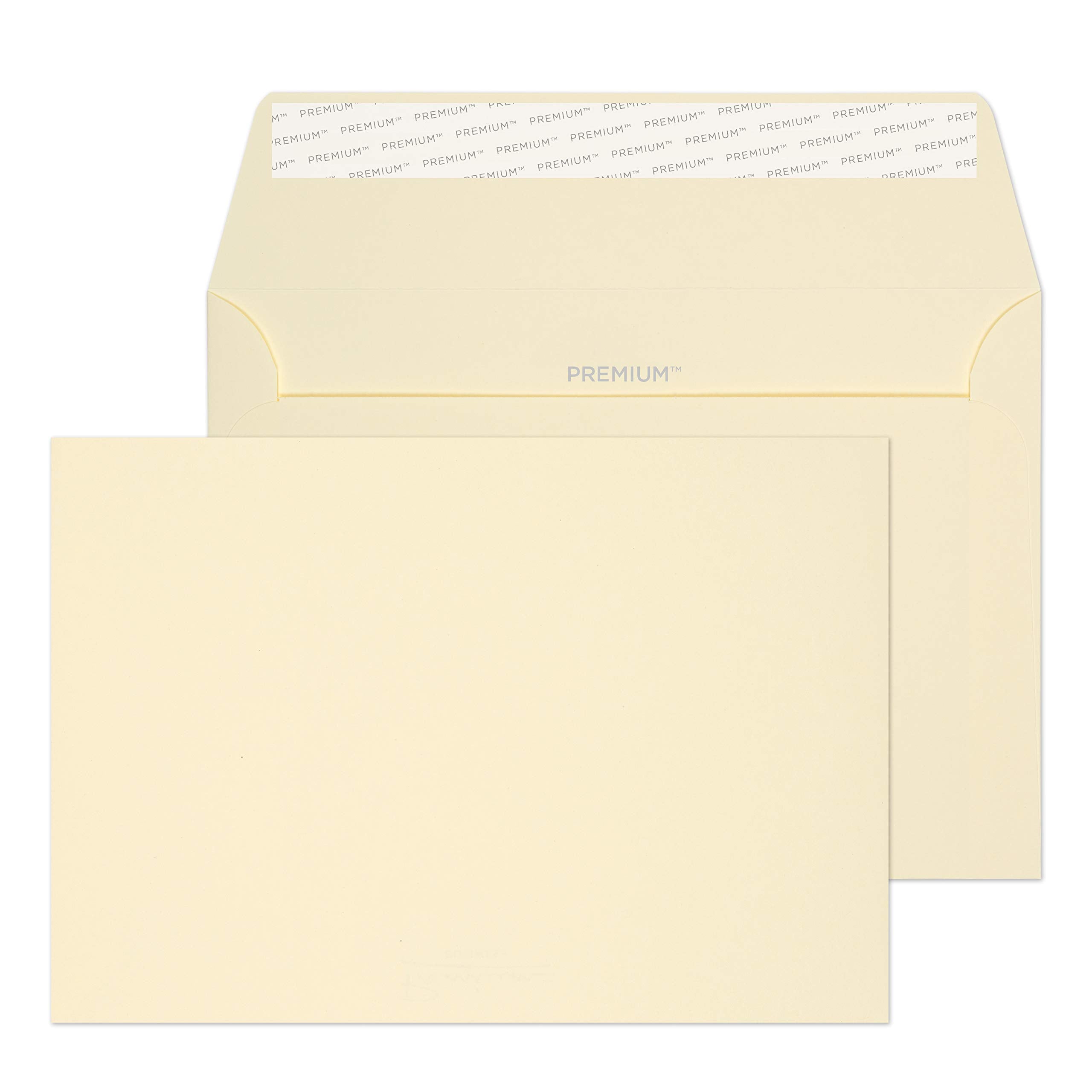 Blake Premium Business C6 Wallet Envelopes 114 x 162 mm Cream Wove 120 gsm Peel & Seal (50 Pack)