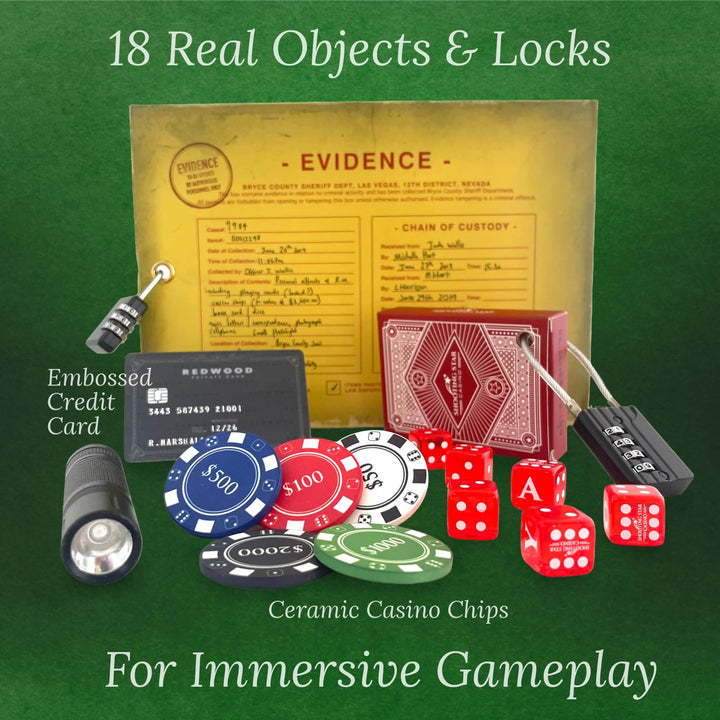 The Mystery Agency The Vanishing Gambler Immersive Detective Puzzle